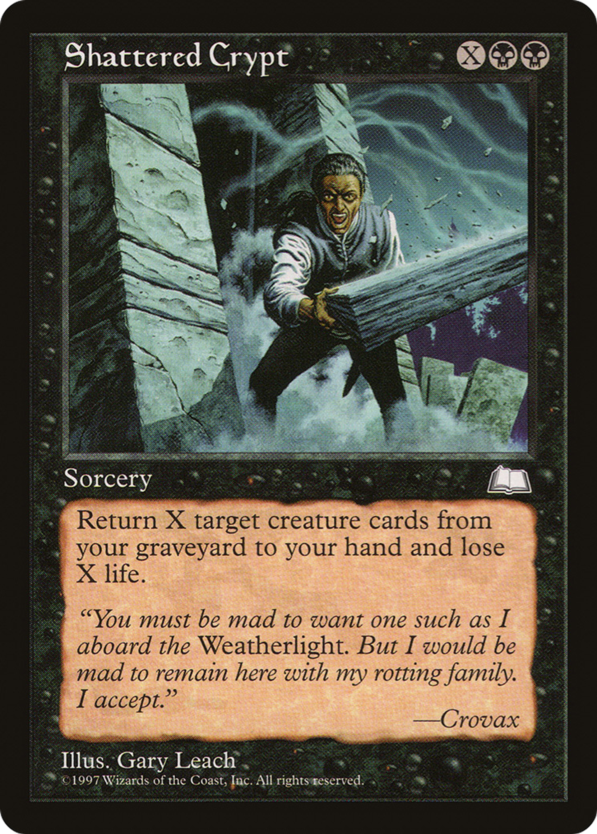 Shattered Crypt — Weatherlight — Magic: The Gathering