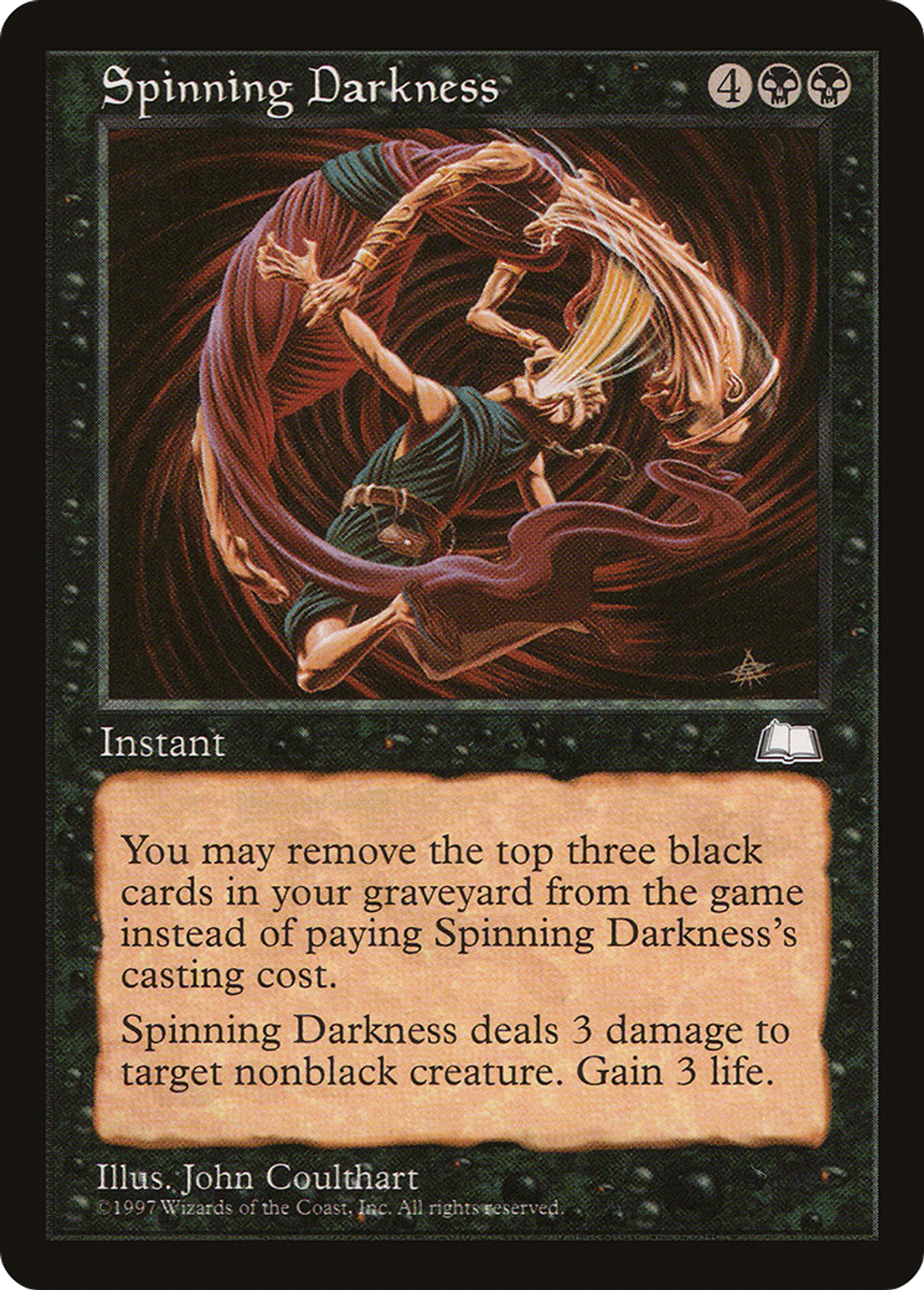 Spinning Darkness — Weatherlight — Magic: The Gathering