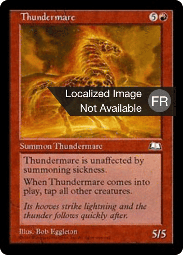 Cheval de foudre — Weatherlight — Magic: The Gathering