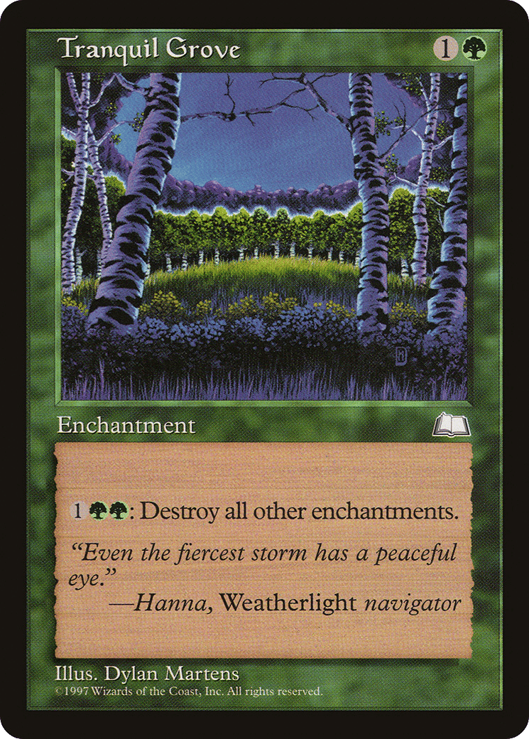 Tranquil Grove — Weatherlight — Magic: The Gathering