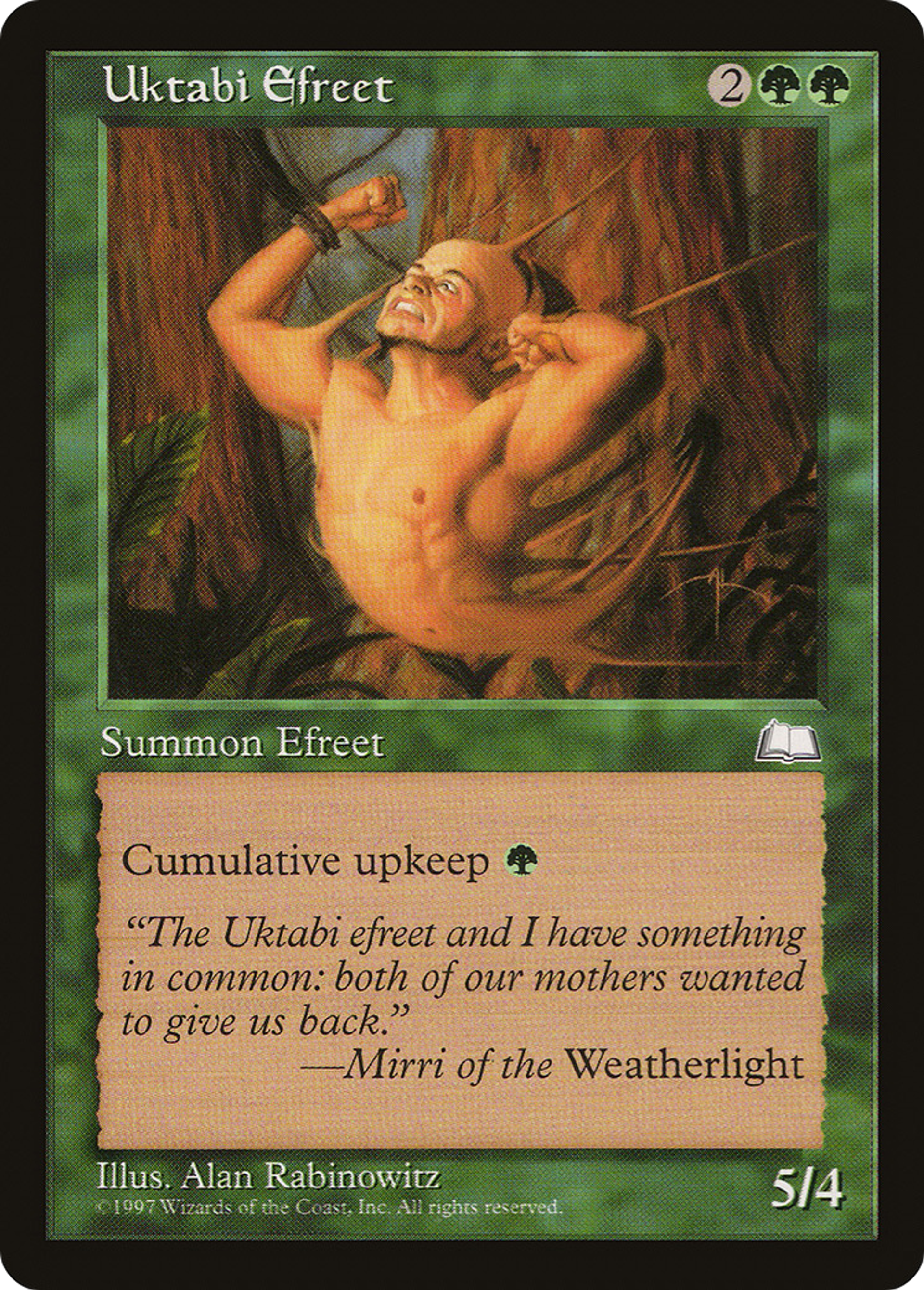 Efrit de l'Ouktabi — Weatherlight — Magic: The Gathering