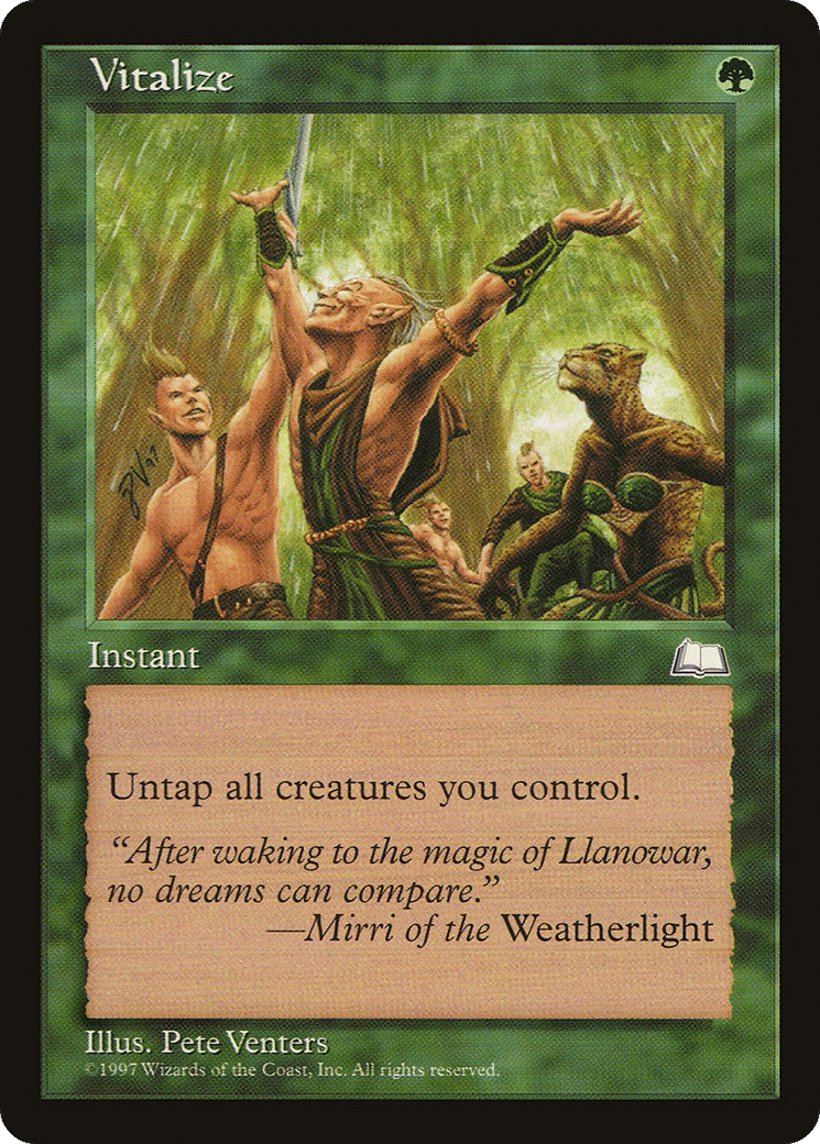 Vitalize — Weatherlight — Magic: The Gathering