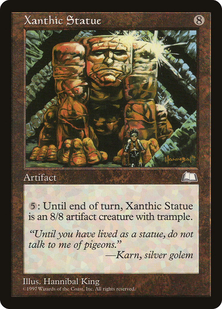 Xanthic Statue — Weatherlight — Magic: The Gathering