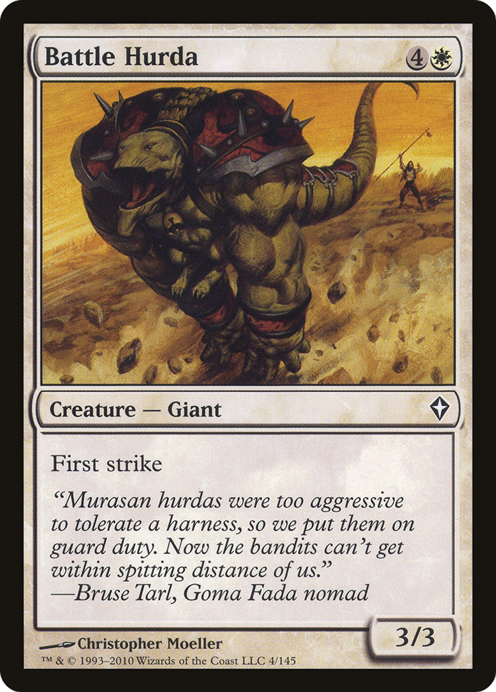 Battle Hurda — Worldwake — Magic: The Gathering