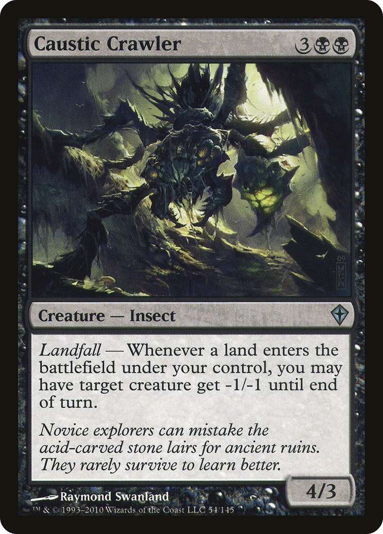 Caustic Crawler — Worldwake — Magic: The Gathering