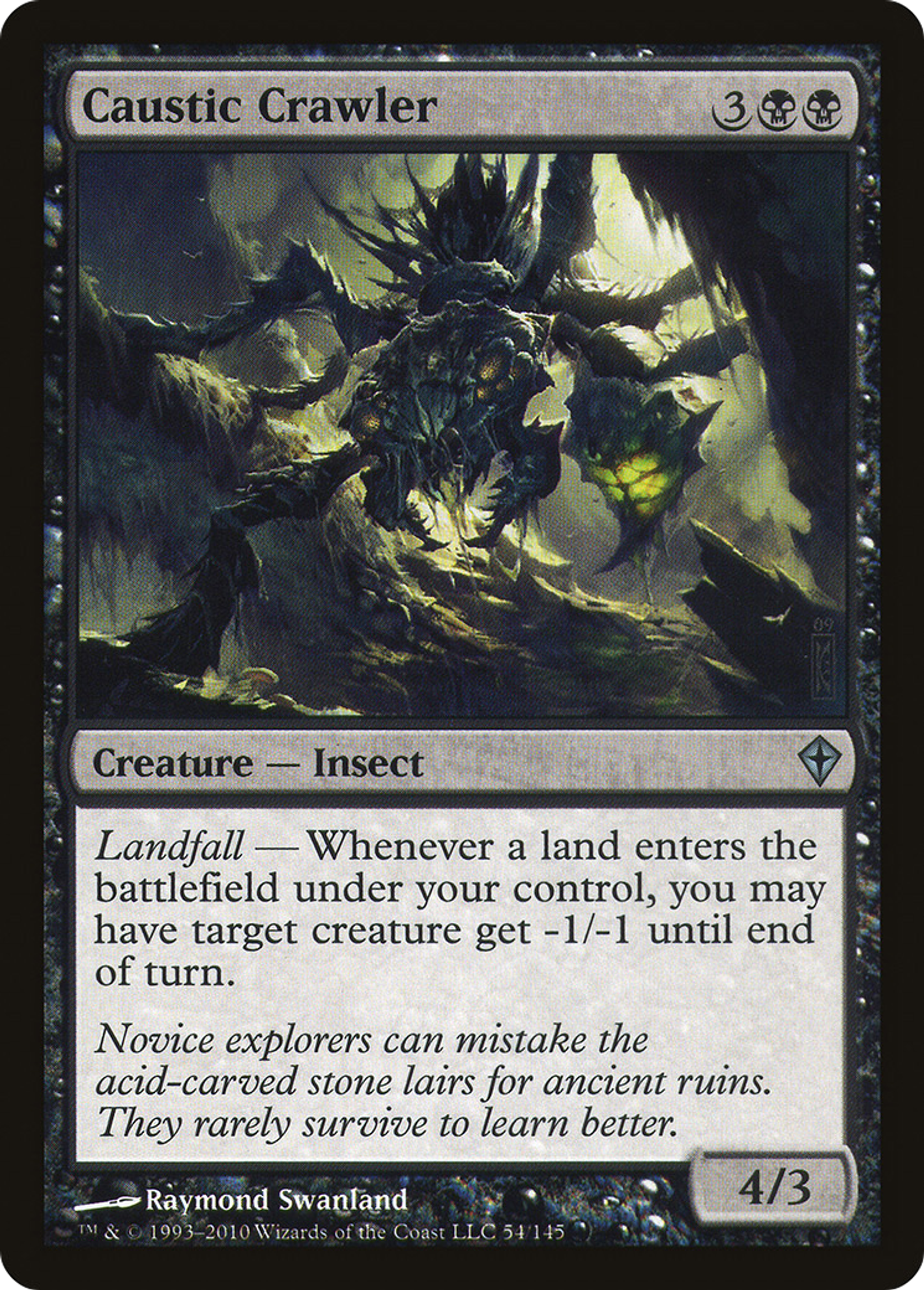 Caustic Crawler — Worldwake — Magic: The Gathering