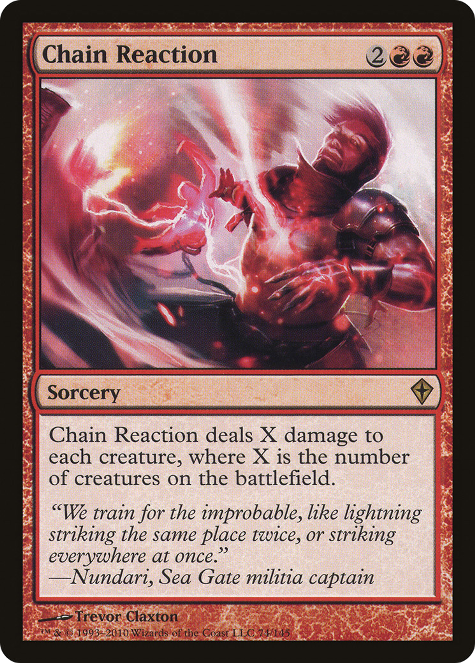Chain Reaction — Worldwake — Magic: The Gathering
