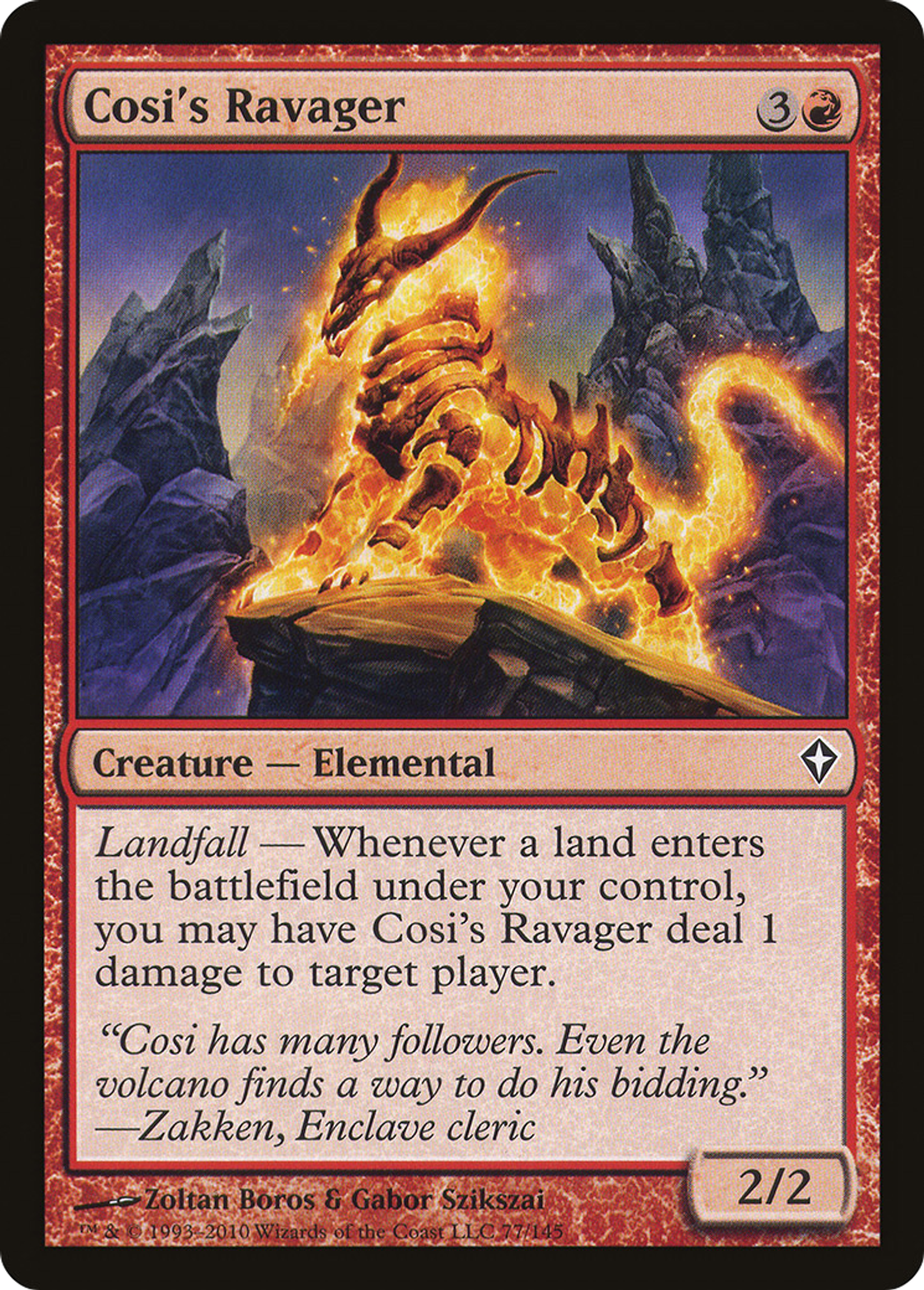 Cosi's Ravager — Worldwake — Magic: The Gathering