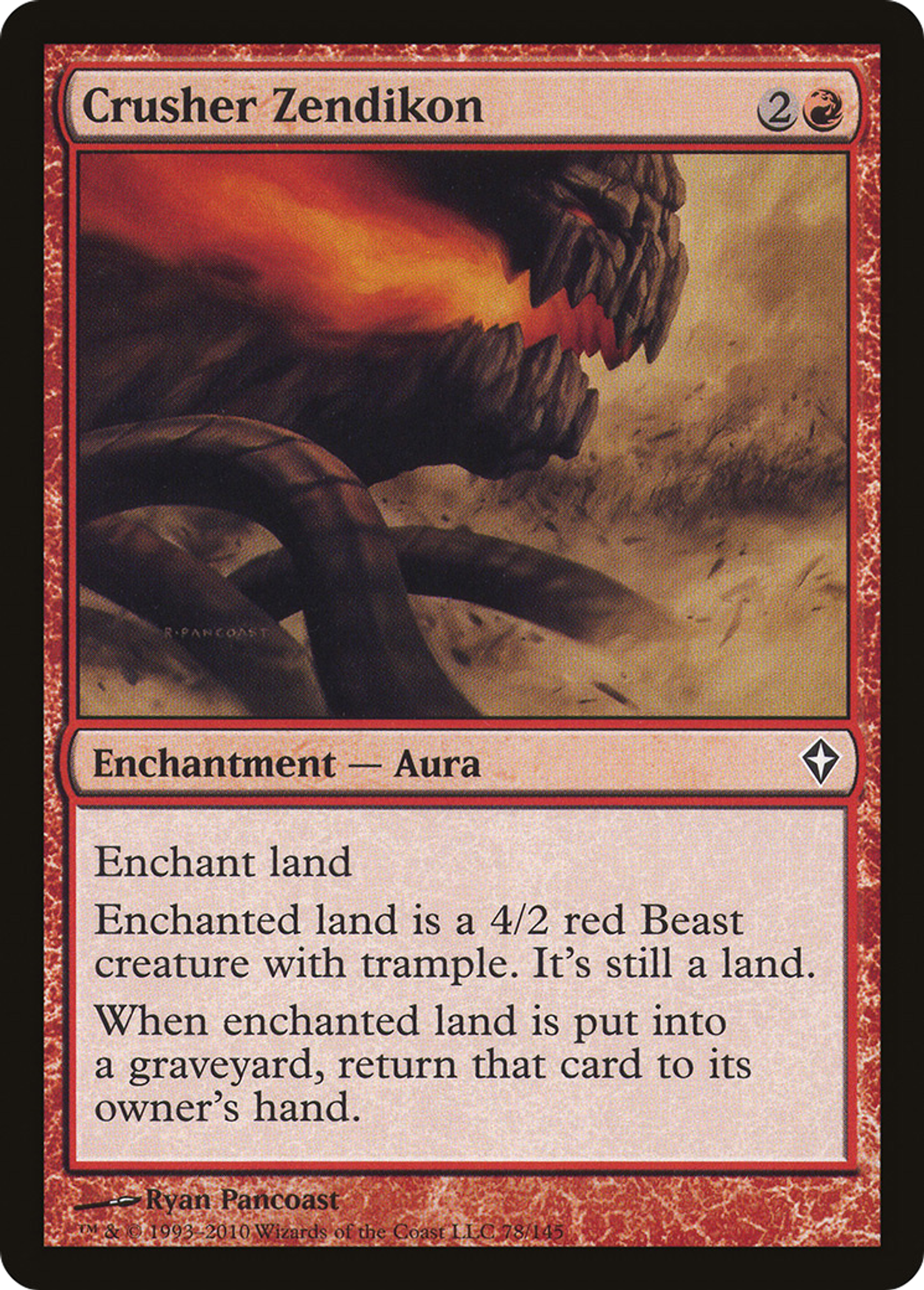 Crusher Zendikon — Worldwake — Magic: The Gathering