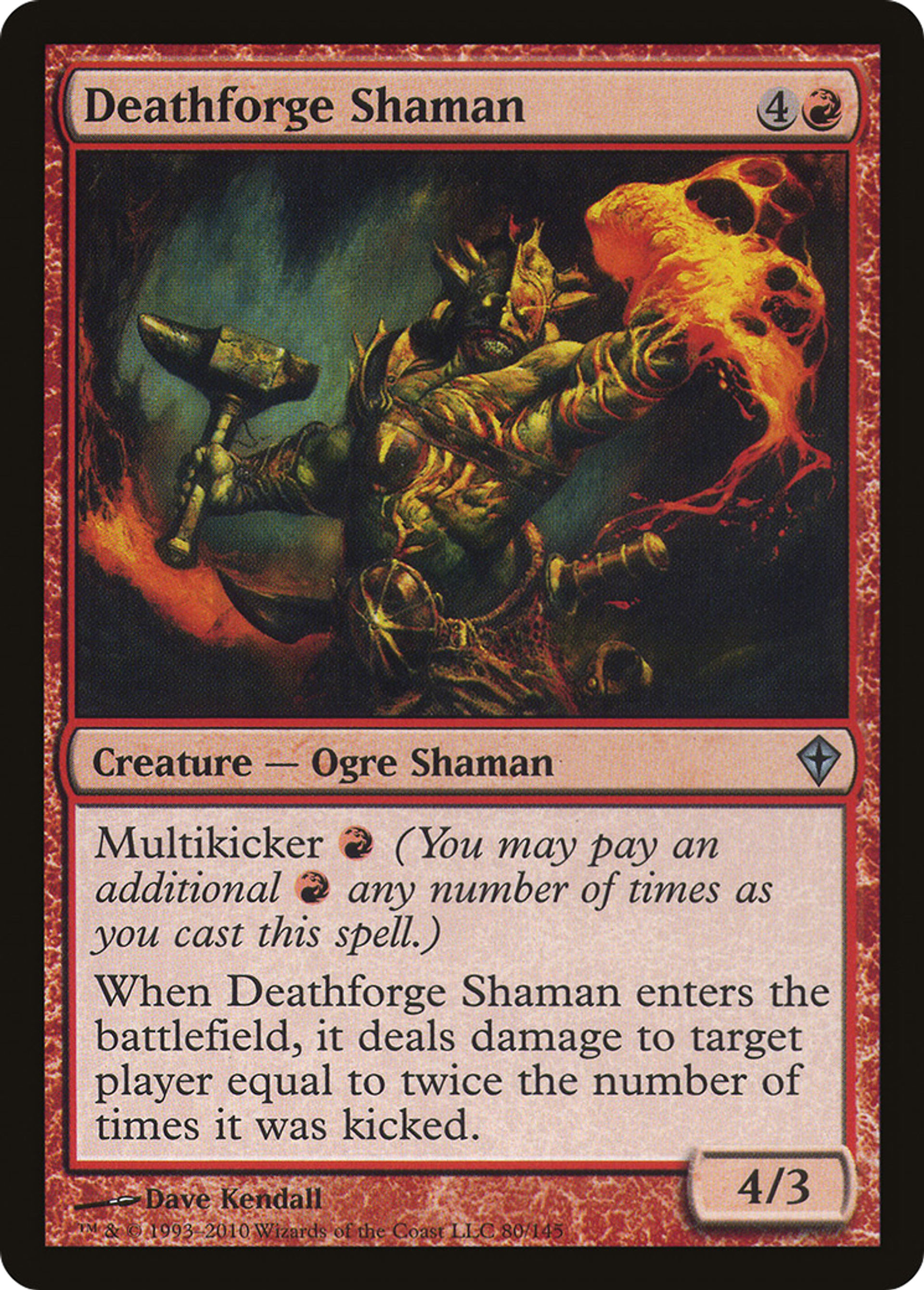 Deathforge Shaman — Worldwake — Magic: The Gathering