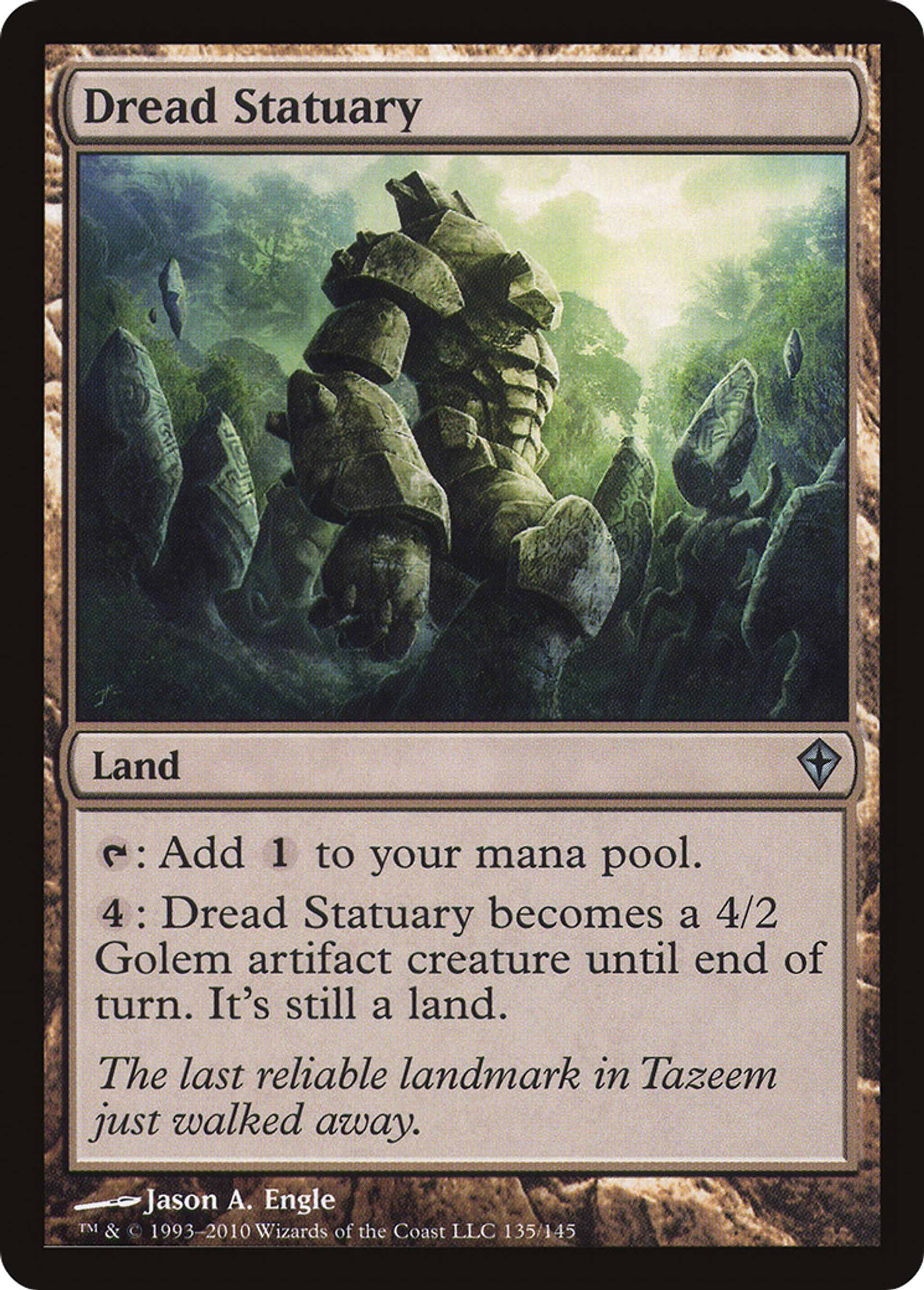 Dread Statuary — Worldwake — Magic: The Gathering
