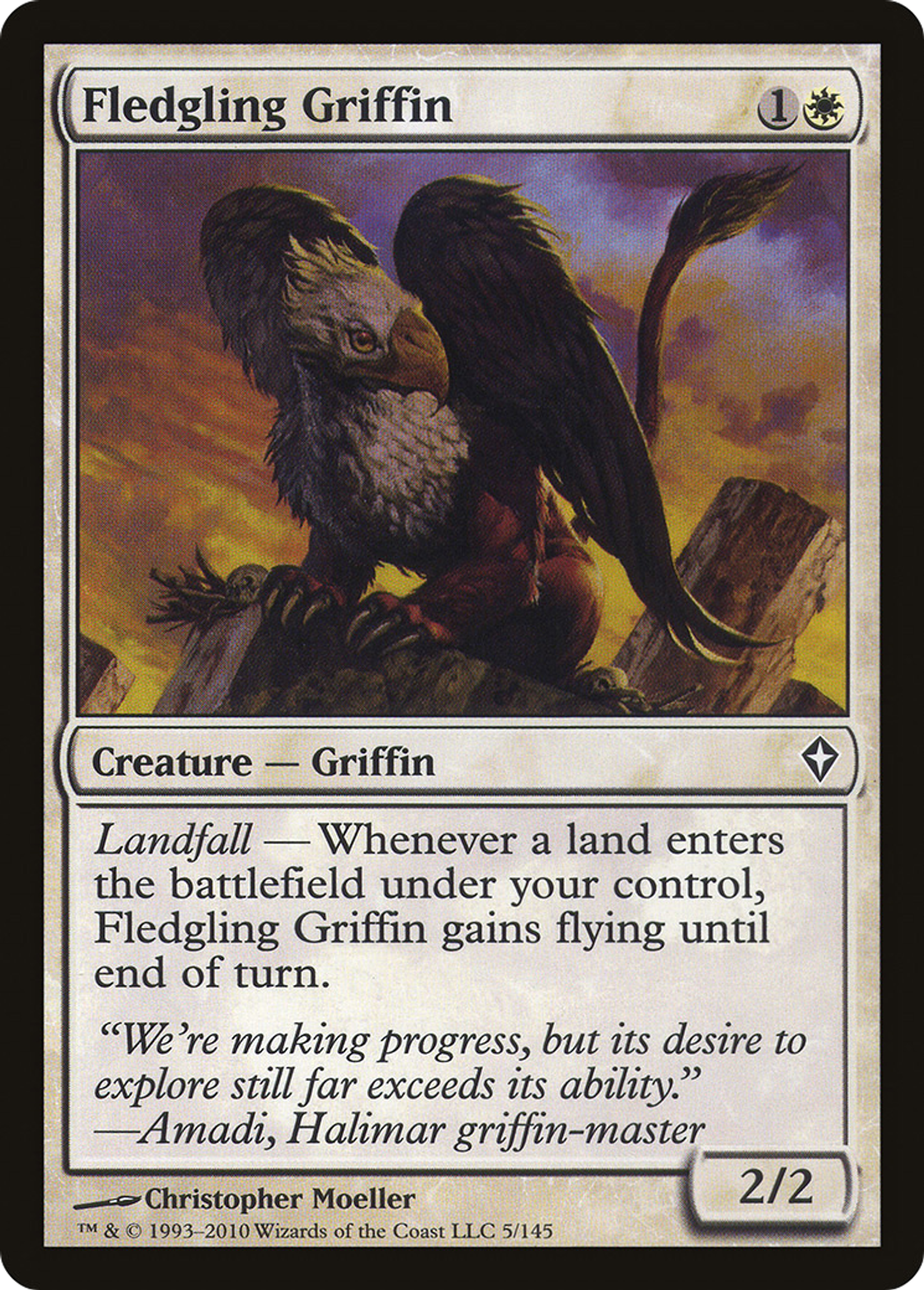 Fledgling Griffin — Worldwake — Magic: The Gathering