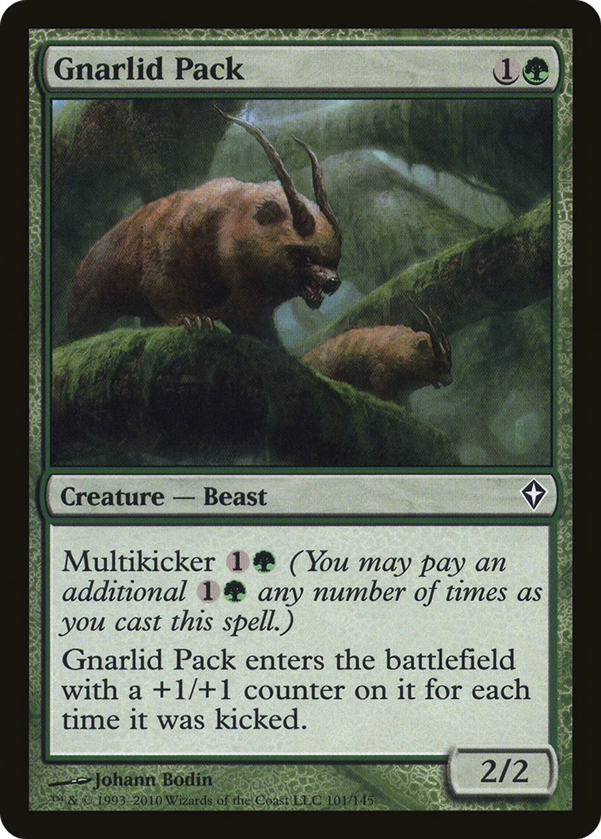 Gnarlid Pack — Worldwake — Magic: The Gathering