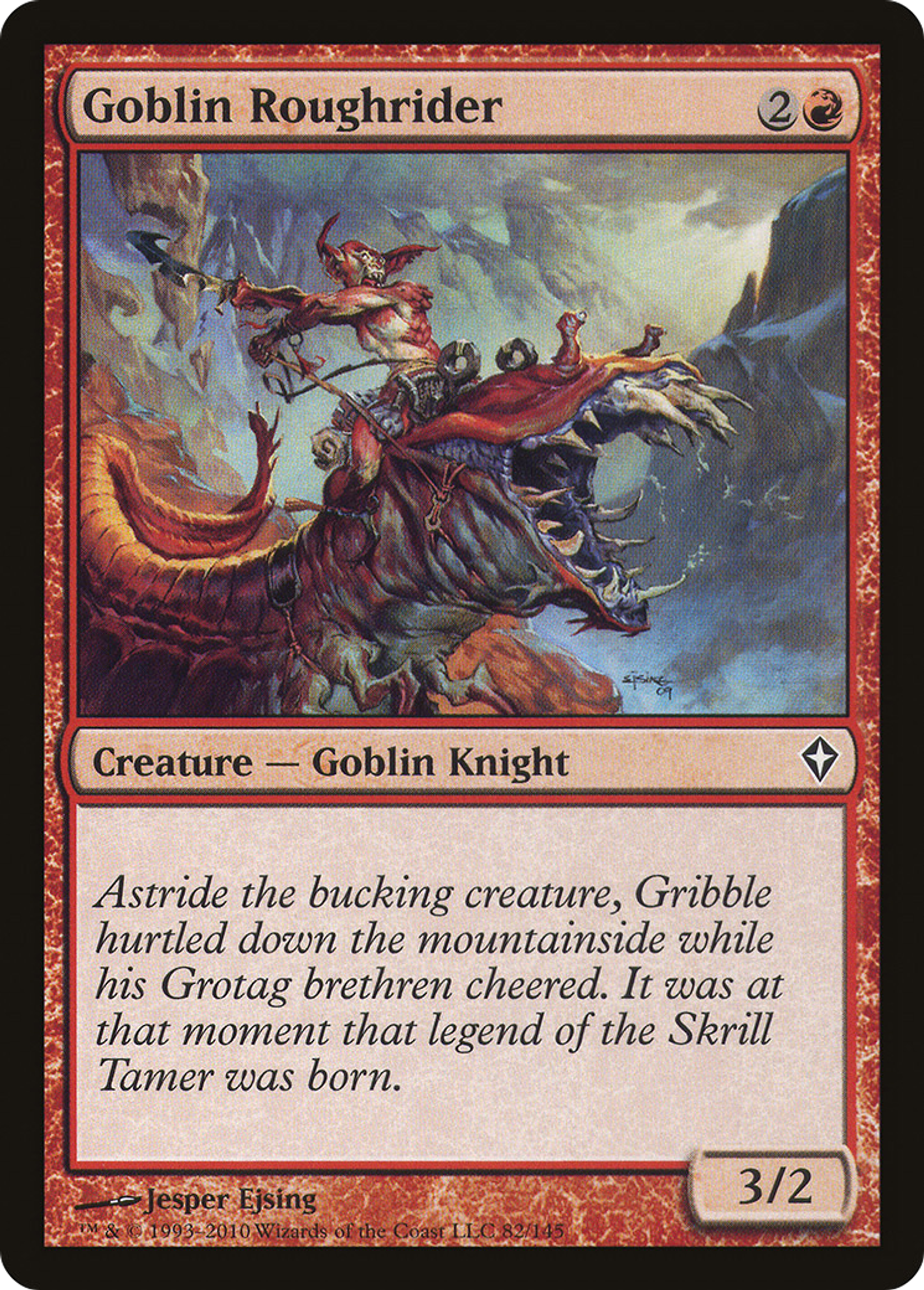 Goblin Roughrider — Worldwake — Magic: The Gathering