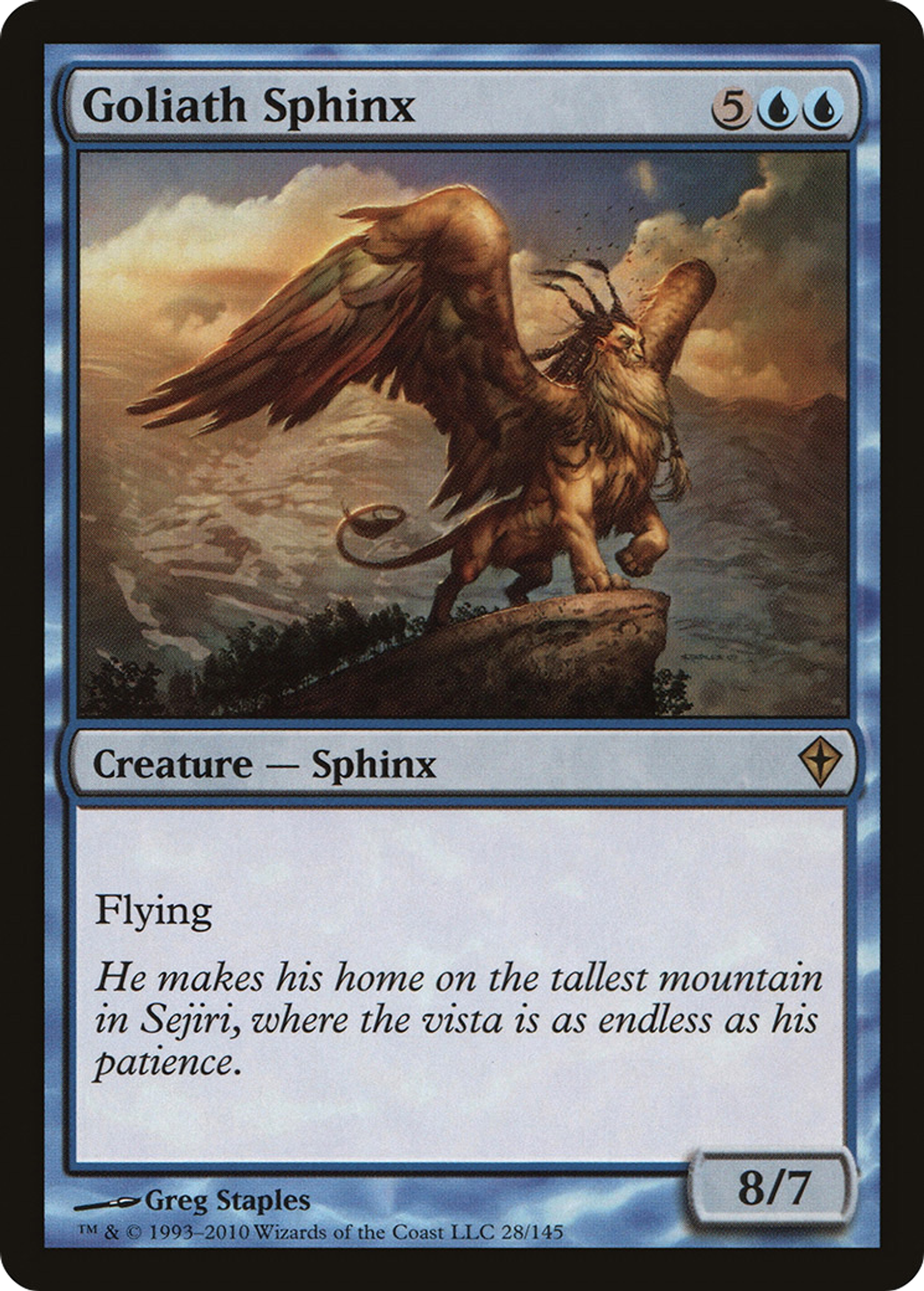 Goliath Sphinx — Worldwake — Magic: The Gathering