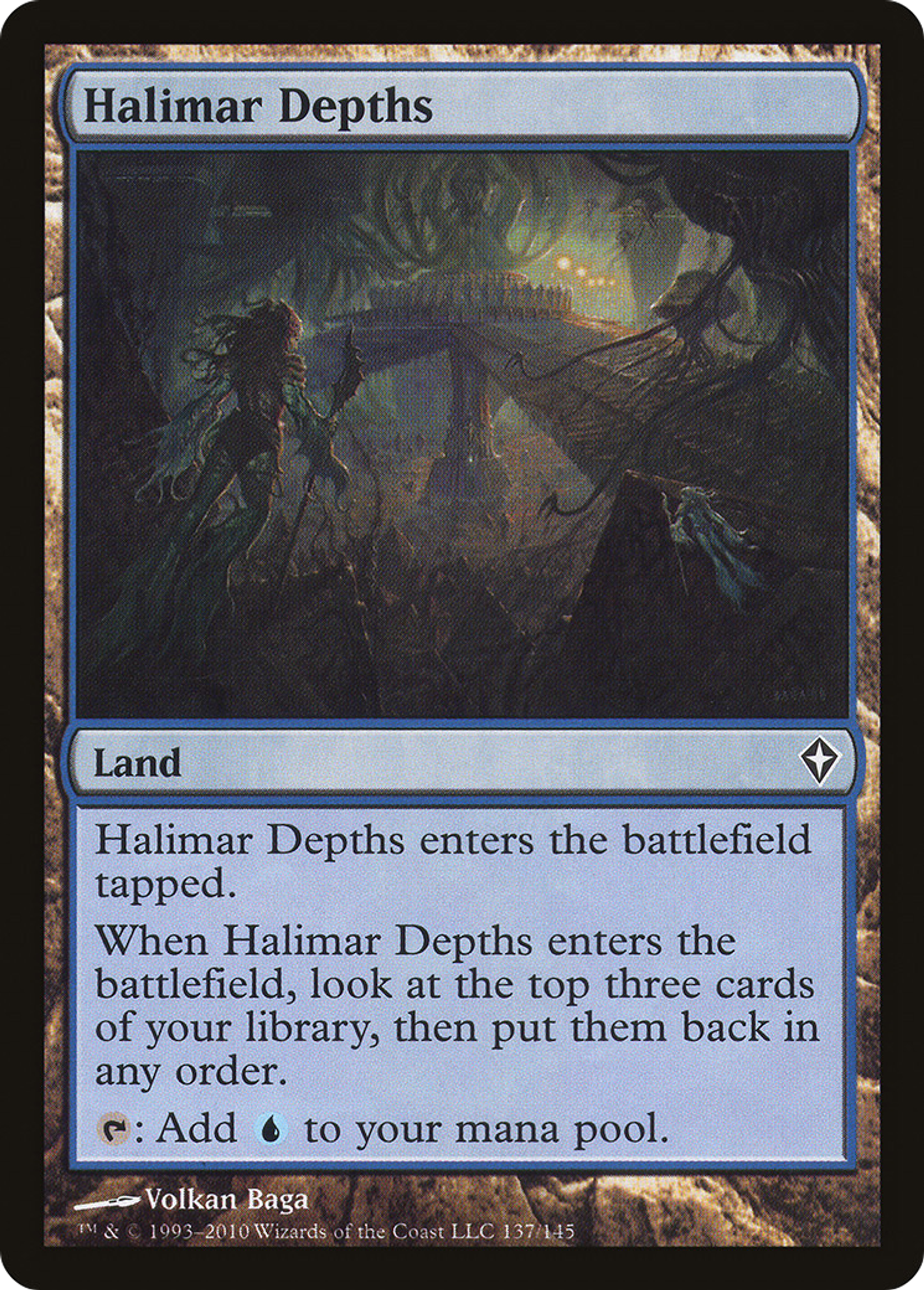 Halimar Depths — Worldwake — Magic: The Gathering
