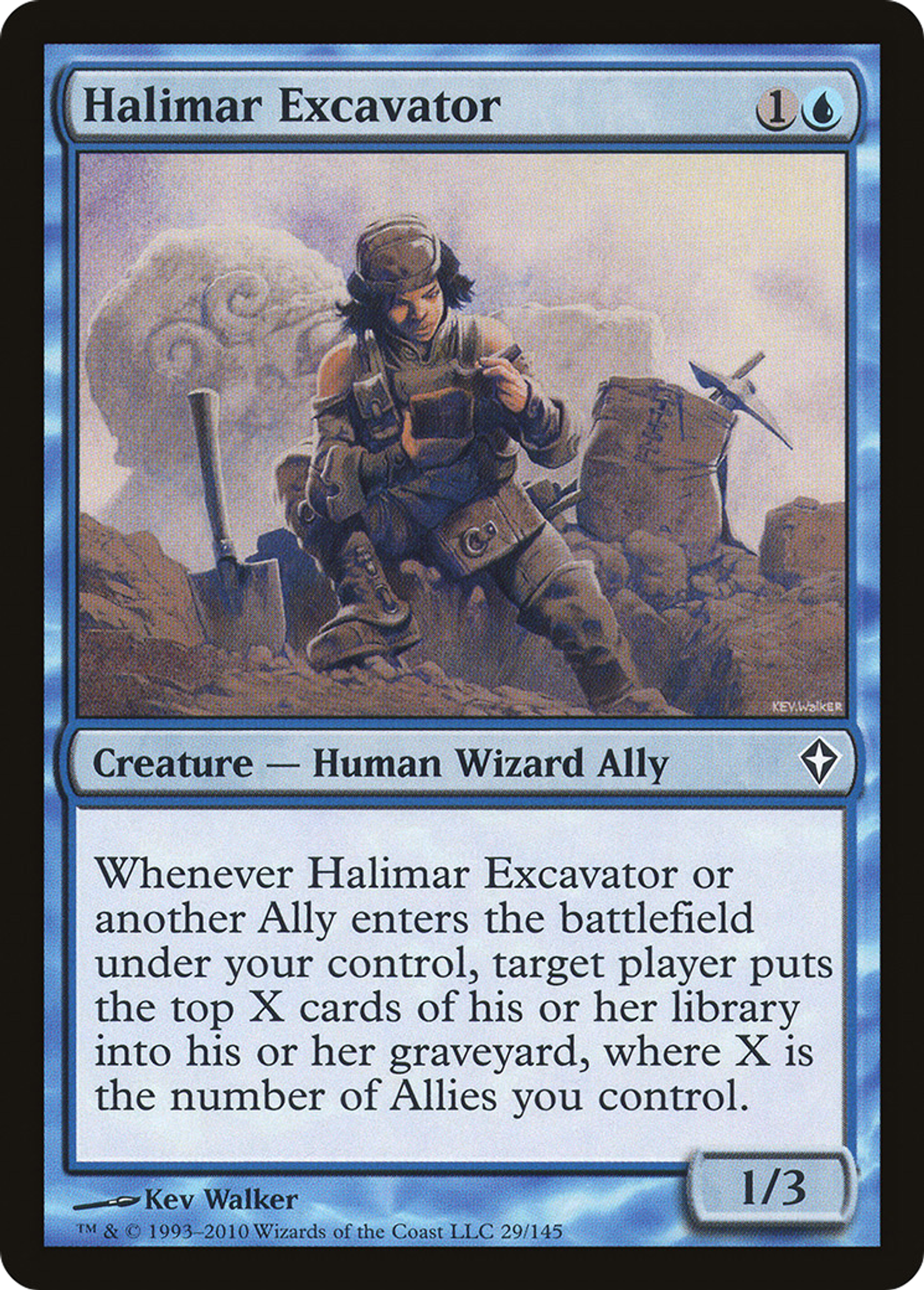 Halimar Excavator — Worldwake — Magic: The Gathering