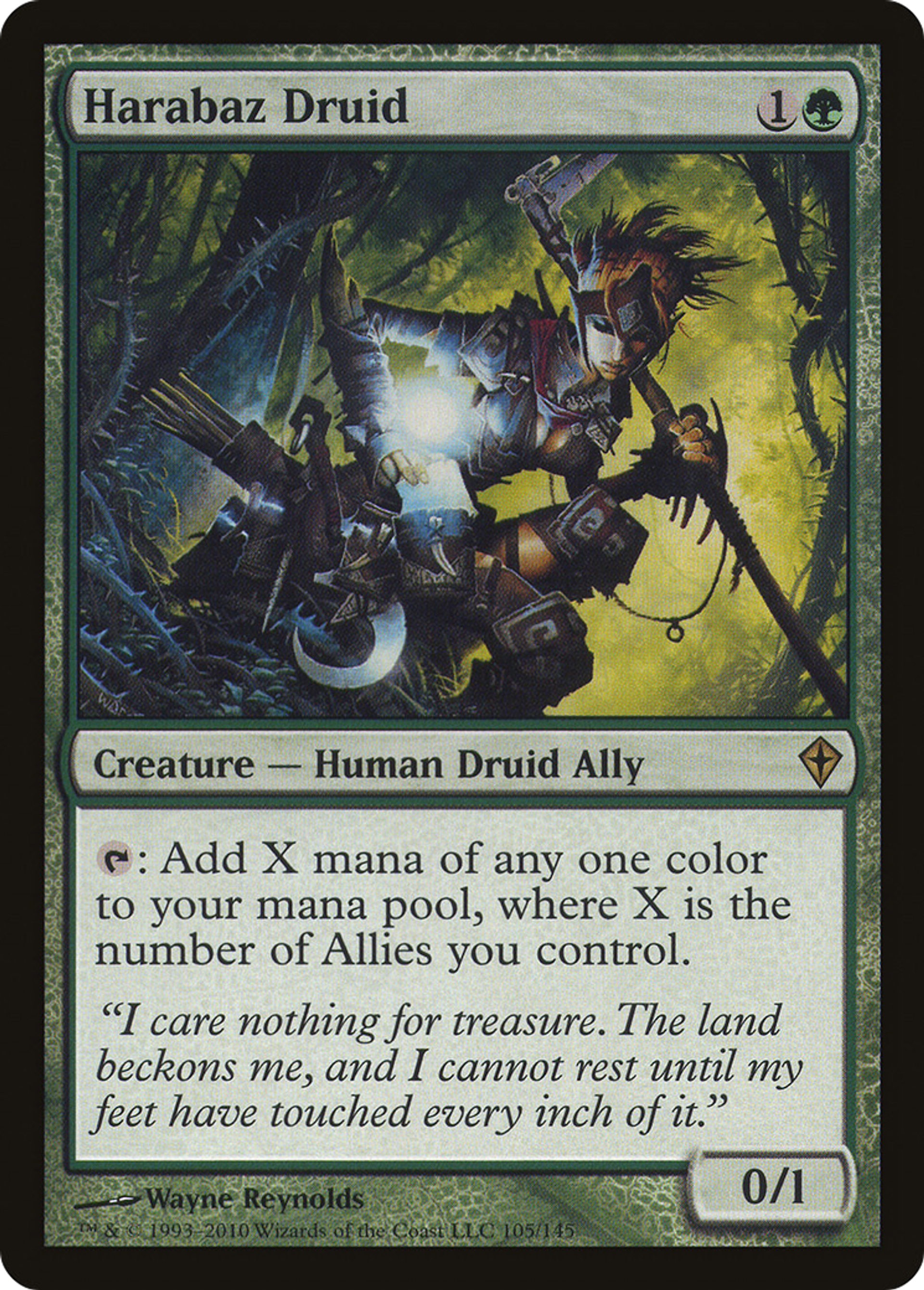 Harabaz Druid — Worldwake — Magic: The Gathering