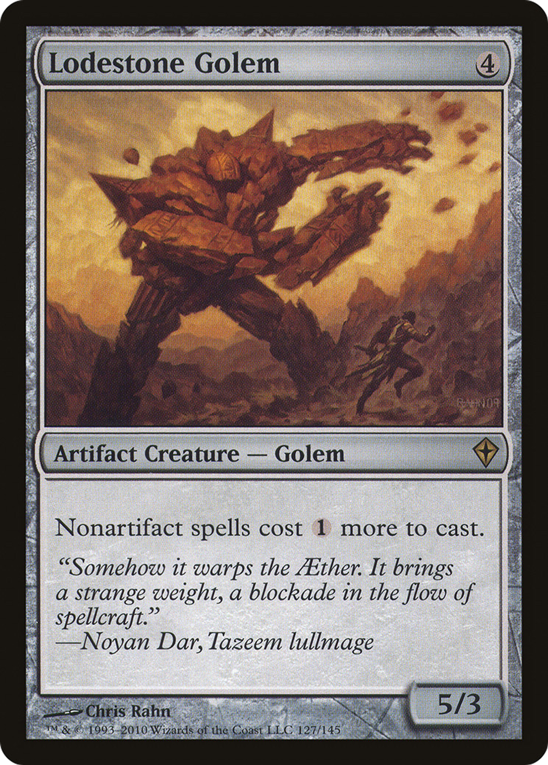 Lodestone Golem — Worldwake — Magic: The Gathering