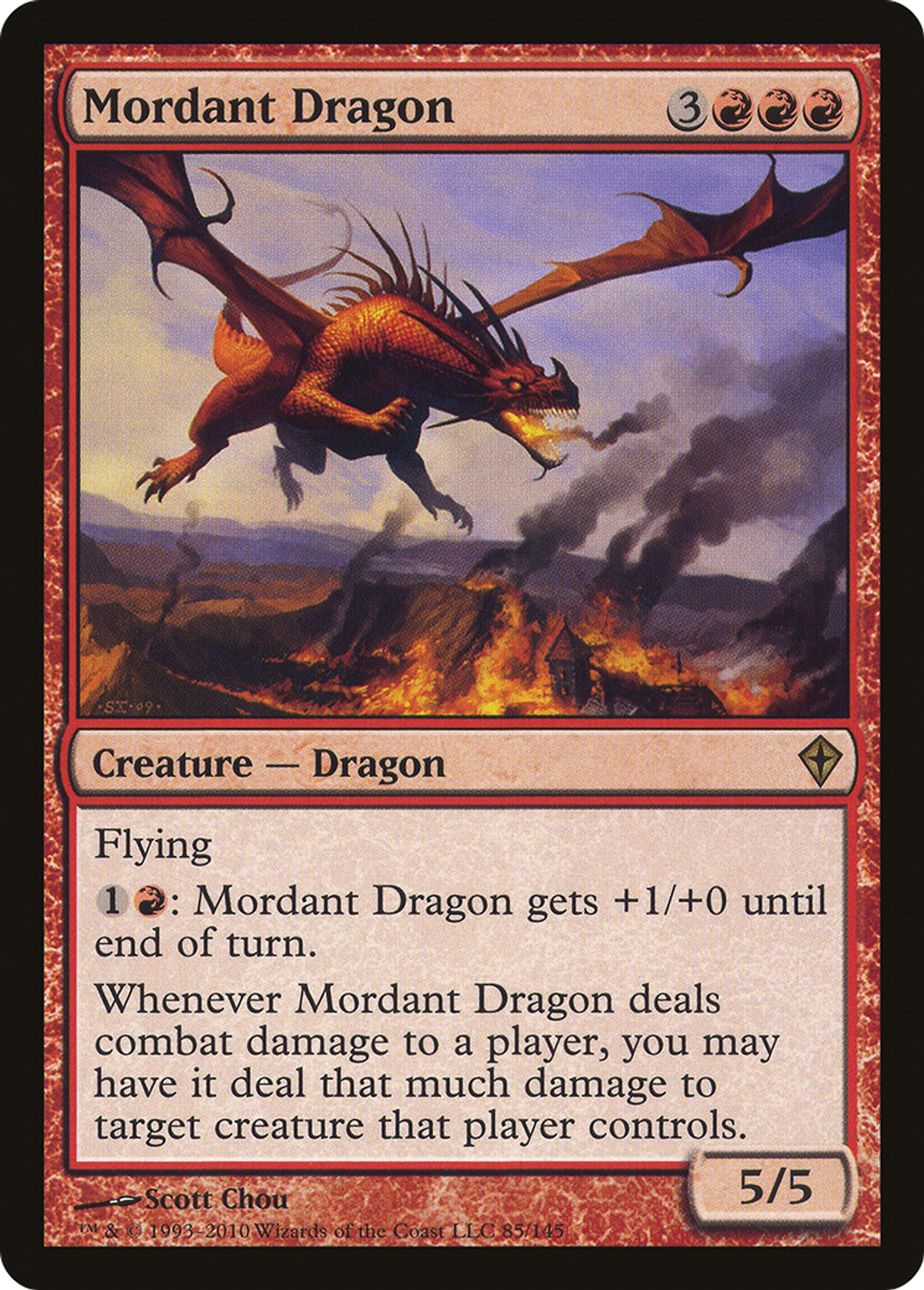 Mordant Dragon — Worldwake — Magic: The Gathering