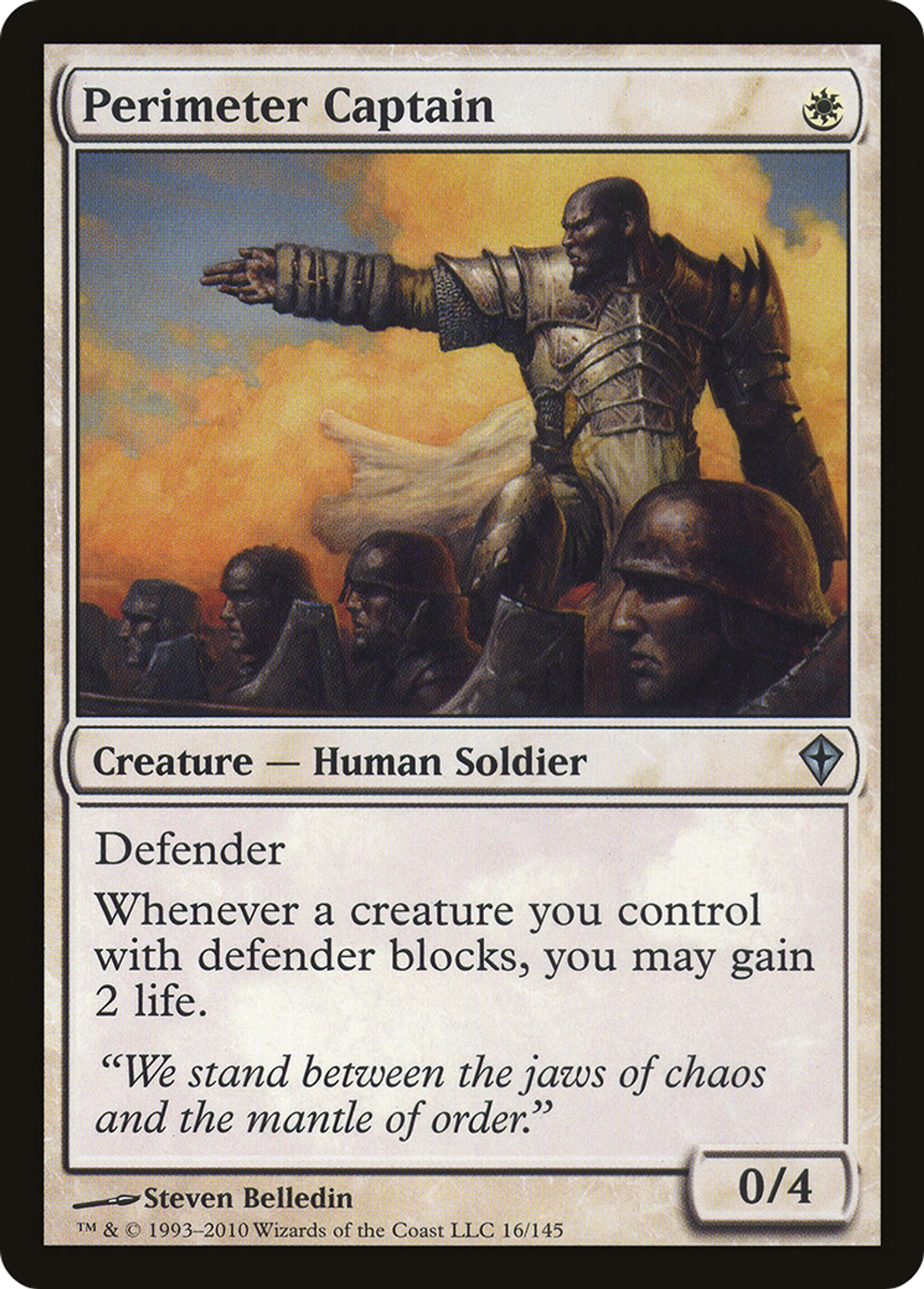Perimeter Captain — Worldwake — Magic: The Gathering