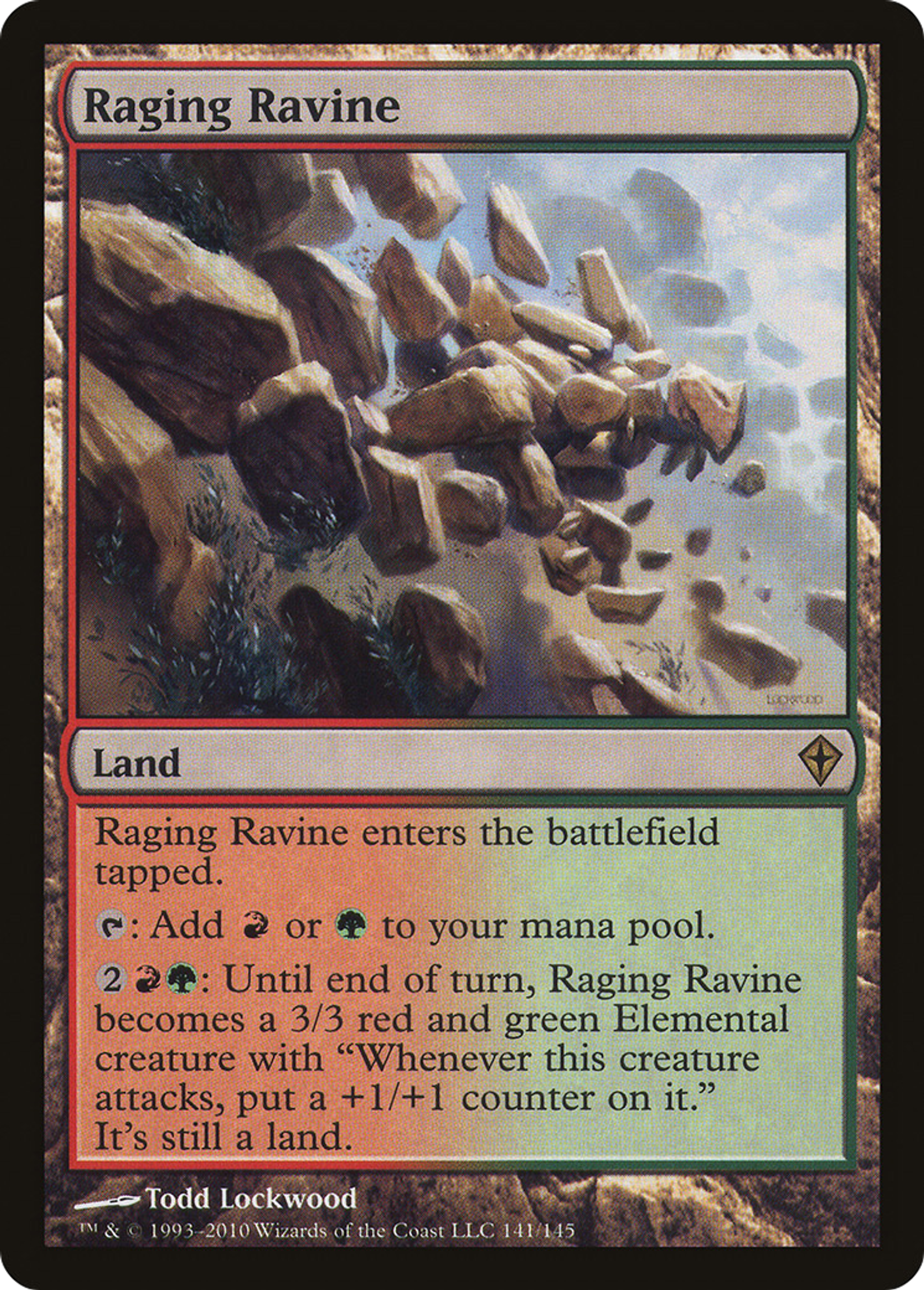 Raging Ravine — Worldwake — Magic: The Gathering