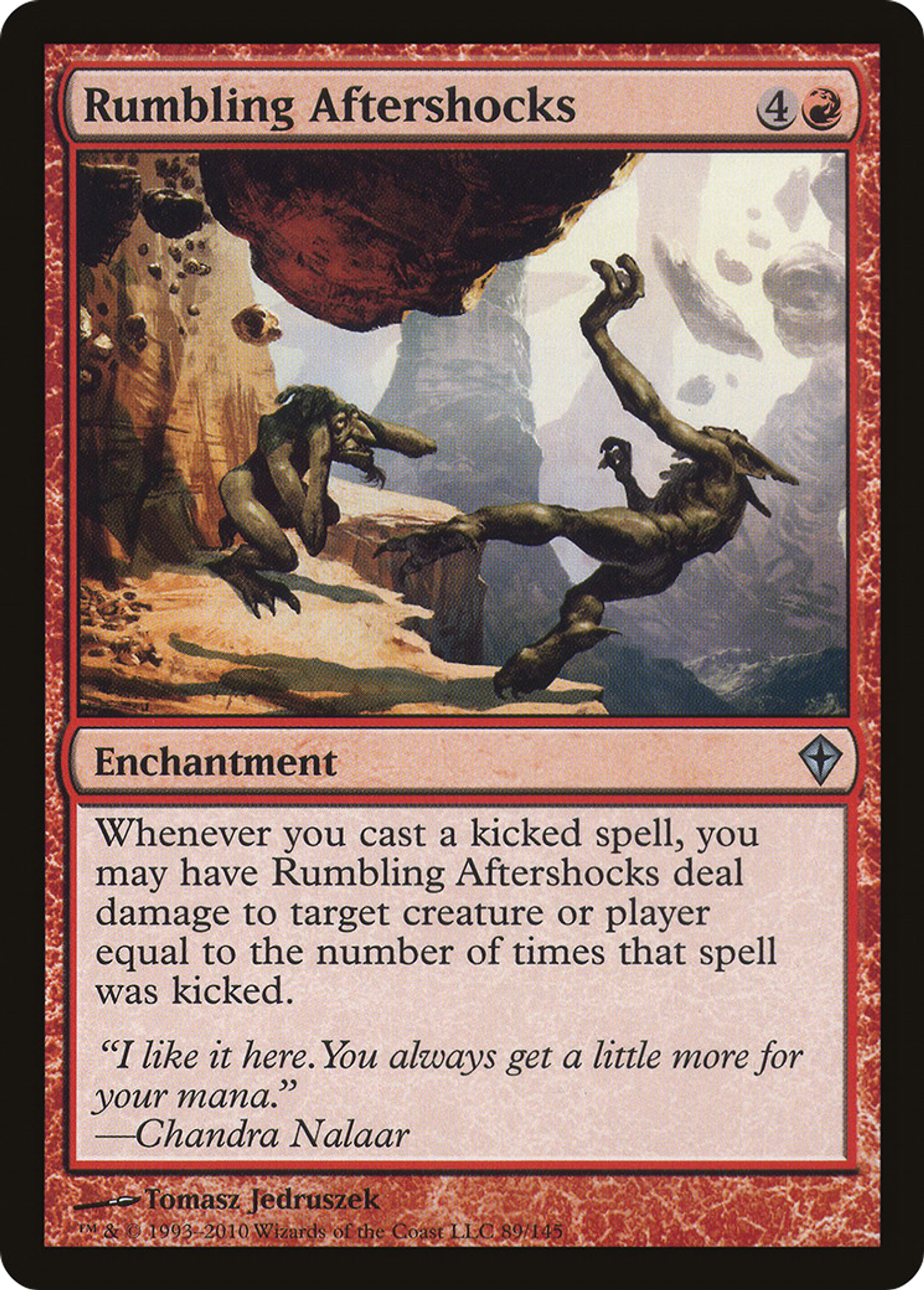 Rumbling Aftershocks — Worldwake — Magic: The Gathering