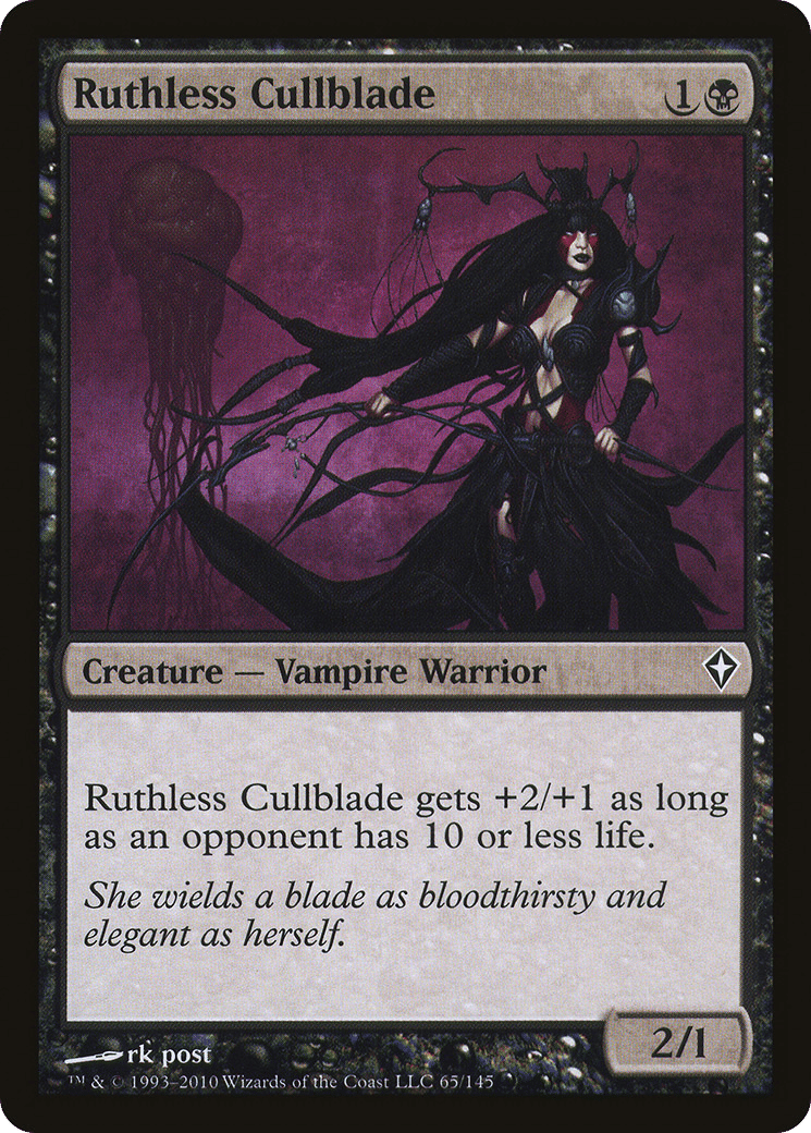 Ruthless Cullblade — Worldwake — Magic: The Gathering