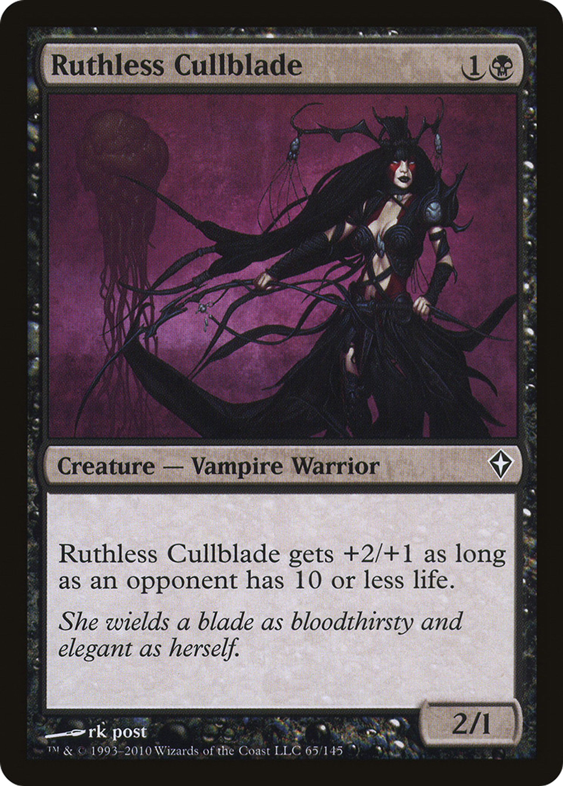 Ruthless Cullblade — Worldwake — Magic: The Gathering