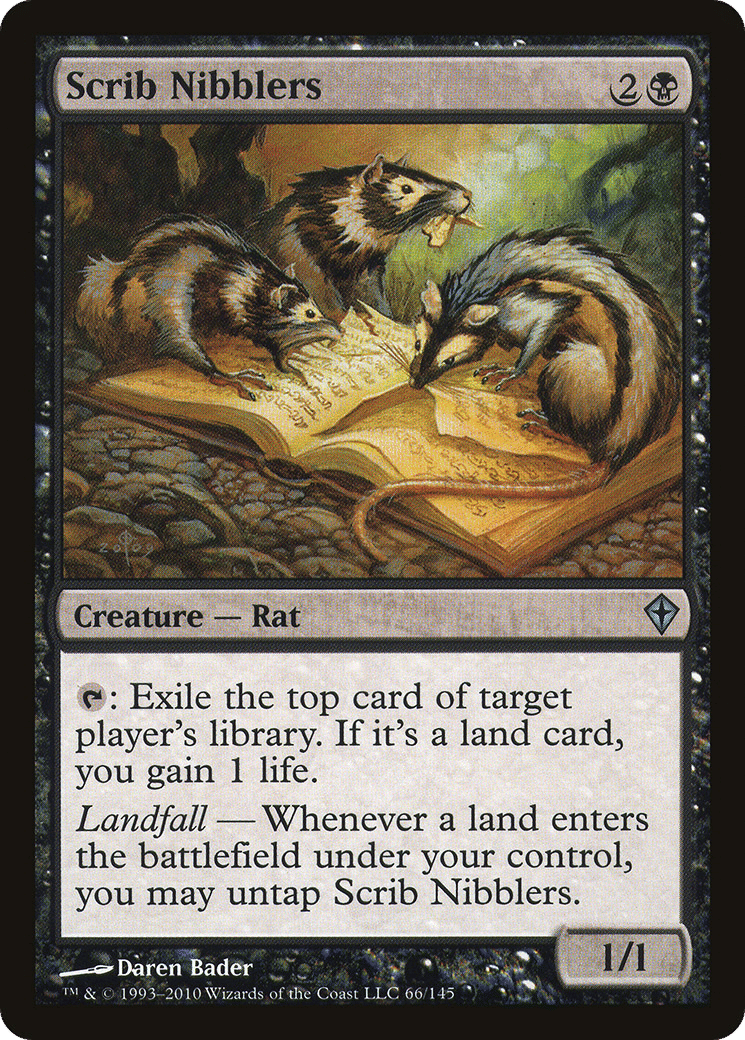 Scrib Nibblers — Worldwake — Magic: The Gathering