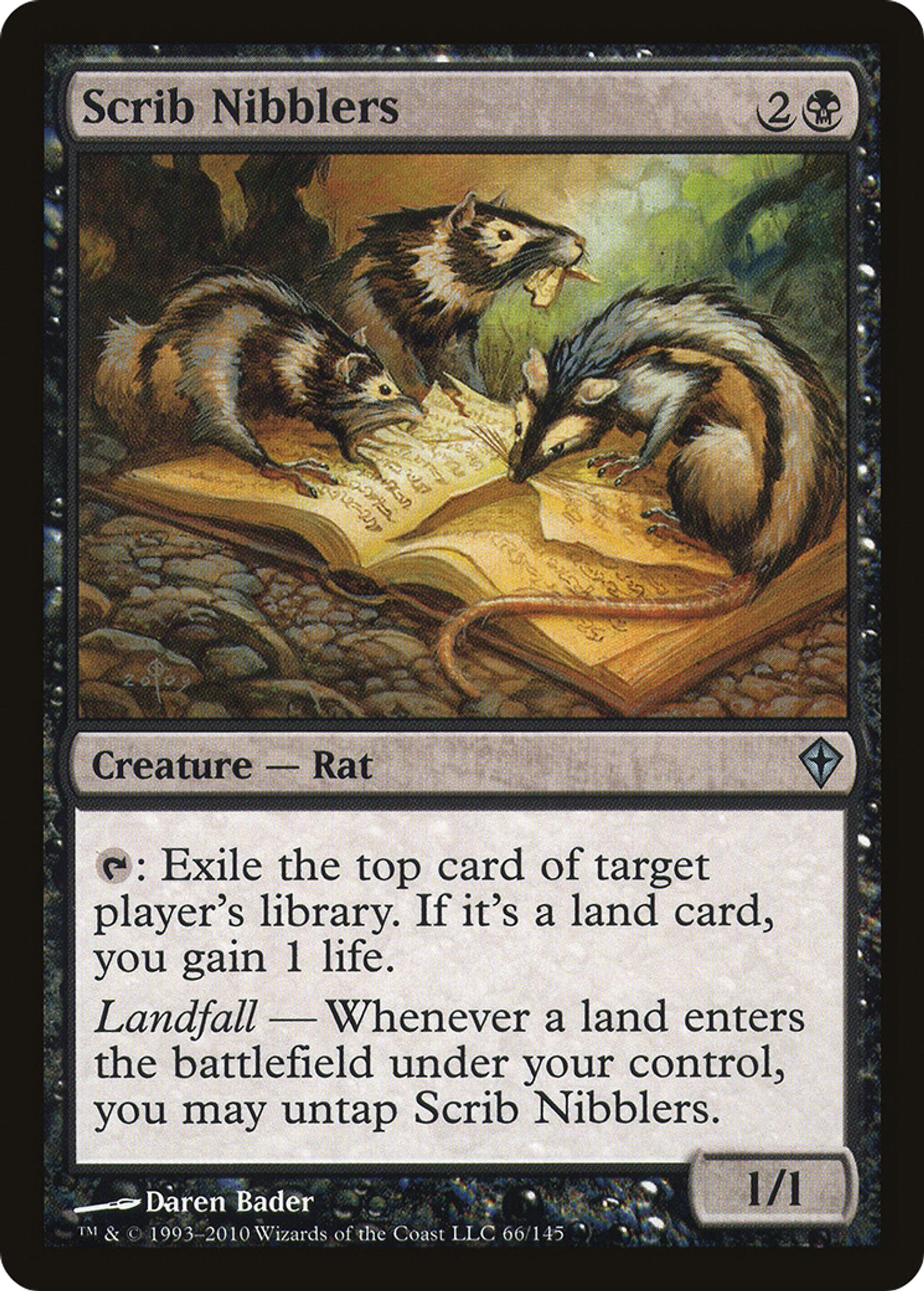 Scrib Nibblers — Worldwake — Magic: The Gathering