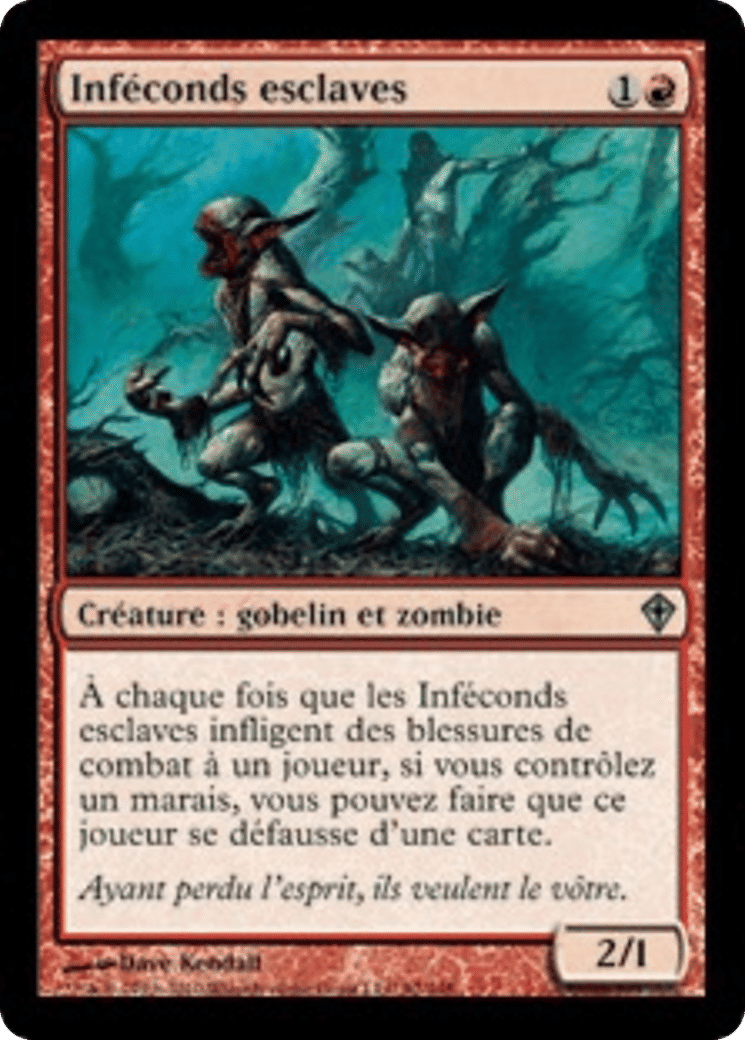 Inféconds esclaves — Worldwake — Magic: The Gathering