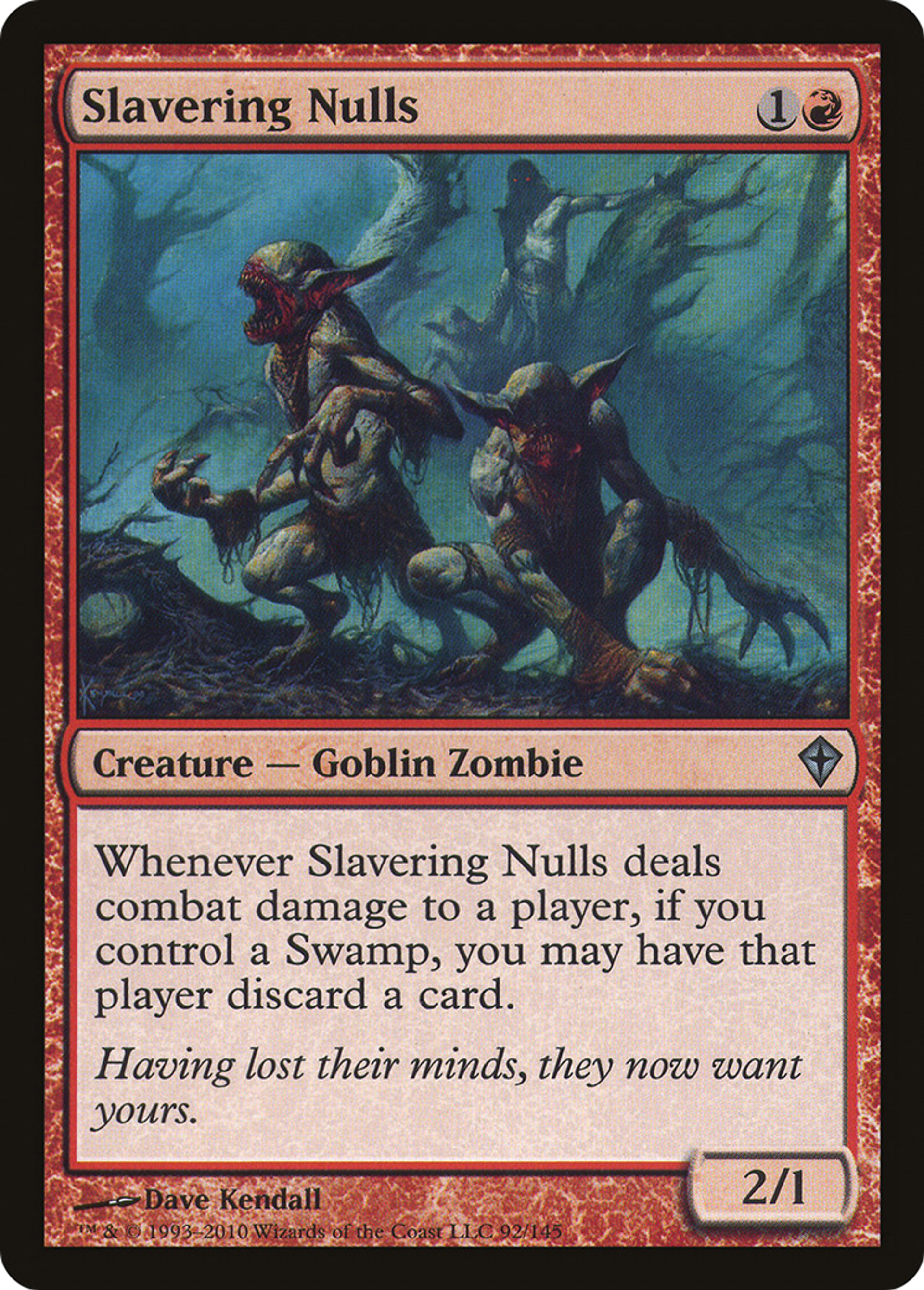 Slavering Nulls — Worldwake — Magic: The Gathering