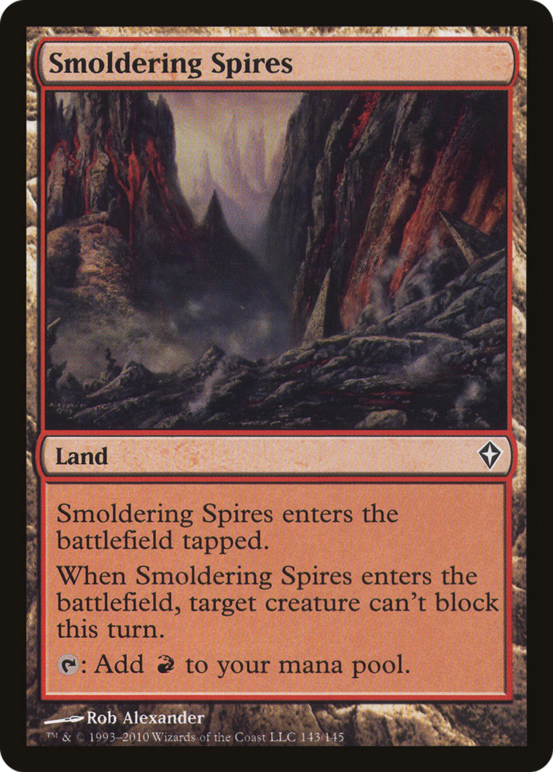 Smoldering Spires — Worldwake — Magic: The Gathering