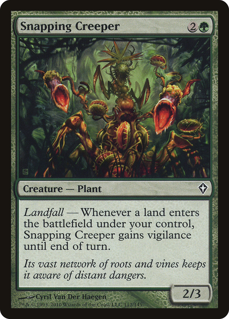 Snapping Creeper — Worldwake — Magic: The Gathering
