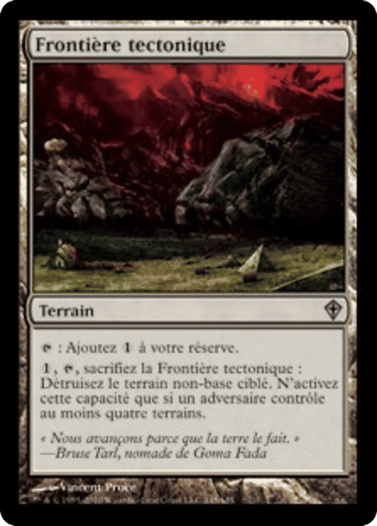 Frontière tectonique — Worldwake — Magic: The Gathering