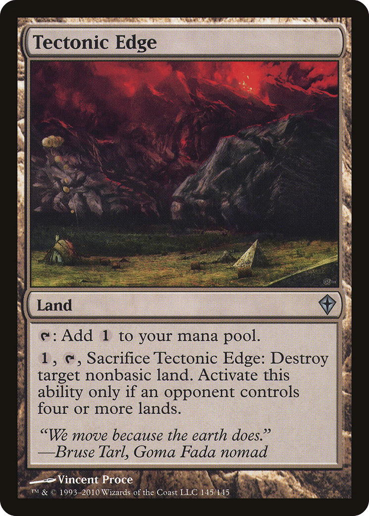 Tectonic Edge — Worldwake — Magic: The Gathering