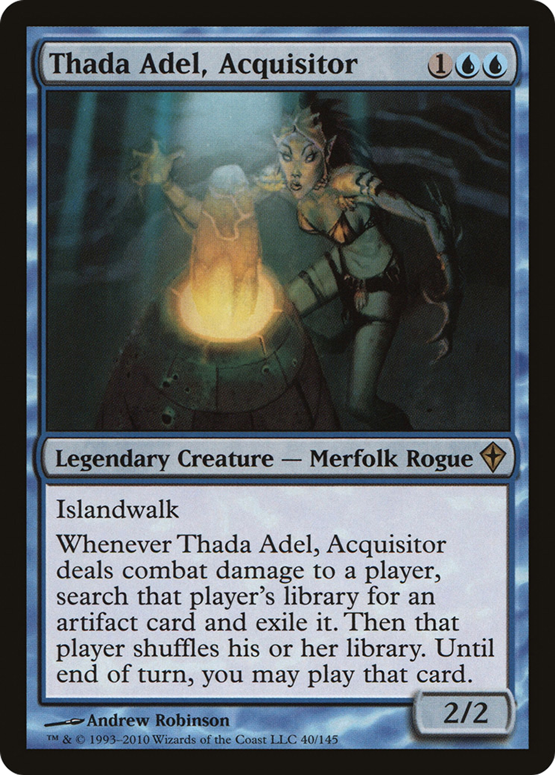 Thada Adel, acquéresse — Worldwake — Magic: The Gathering