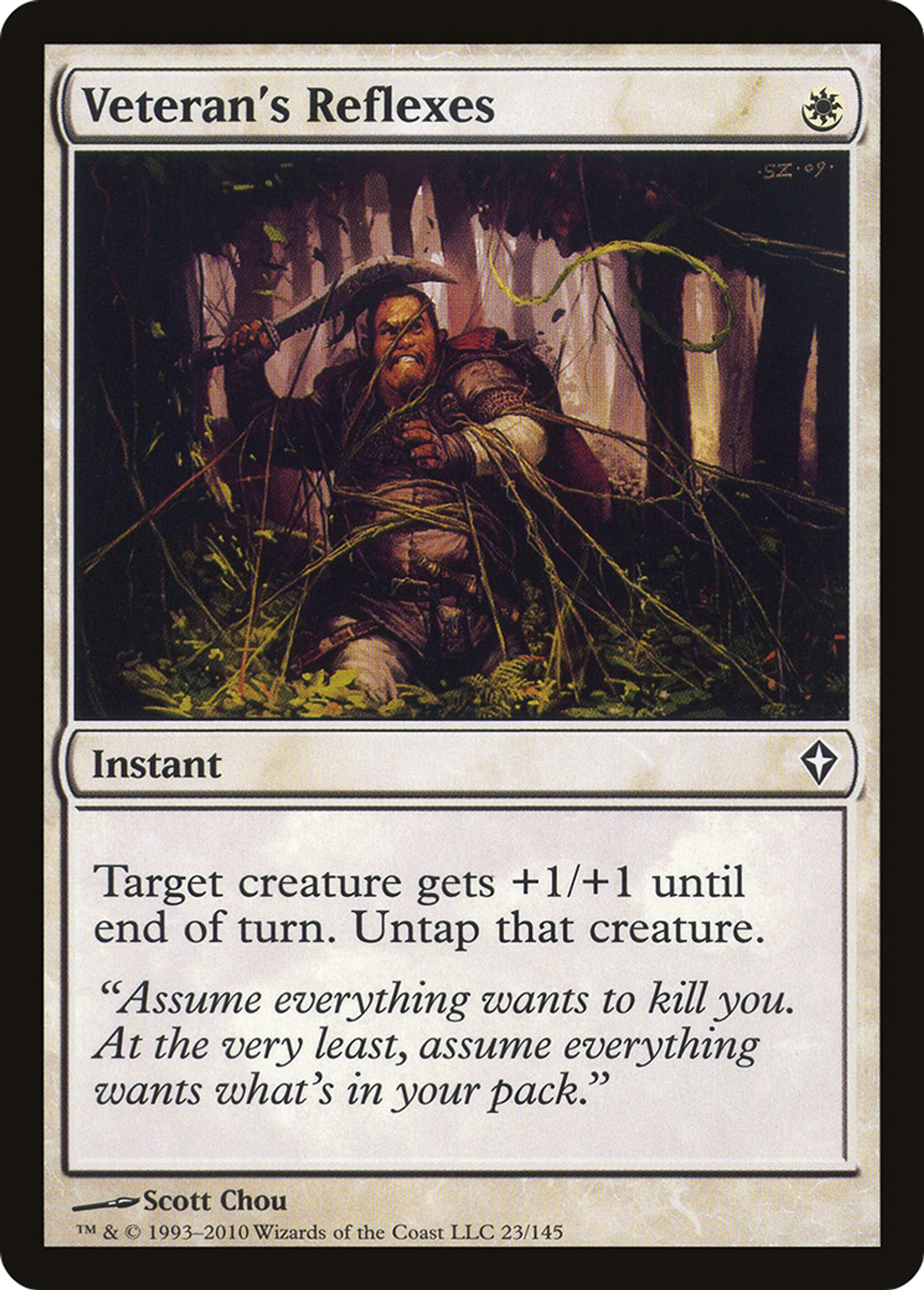 Veteran's Reflexes — Worldwake — Magic: The Gathering