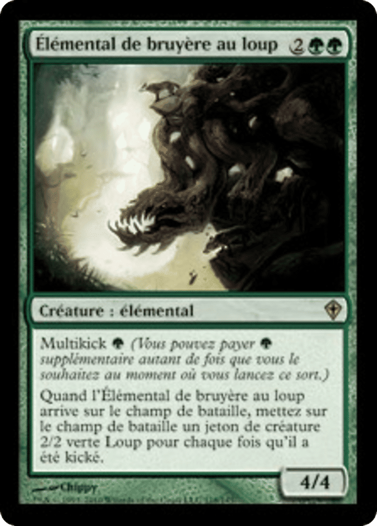 Élémental de bruyère au loup — Worldwake — Magic: The Gathering