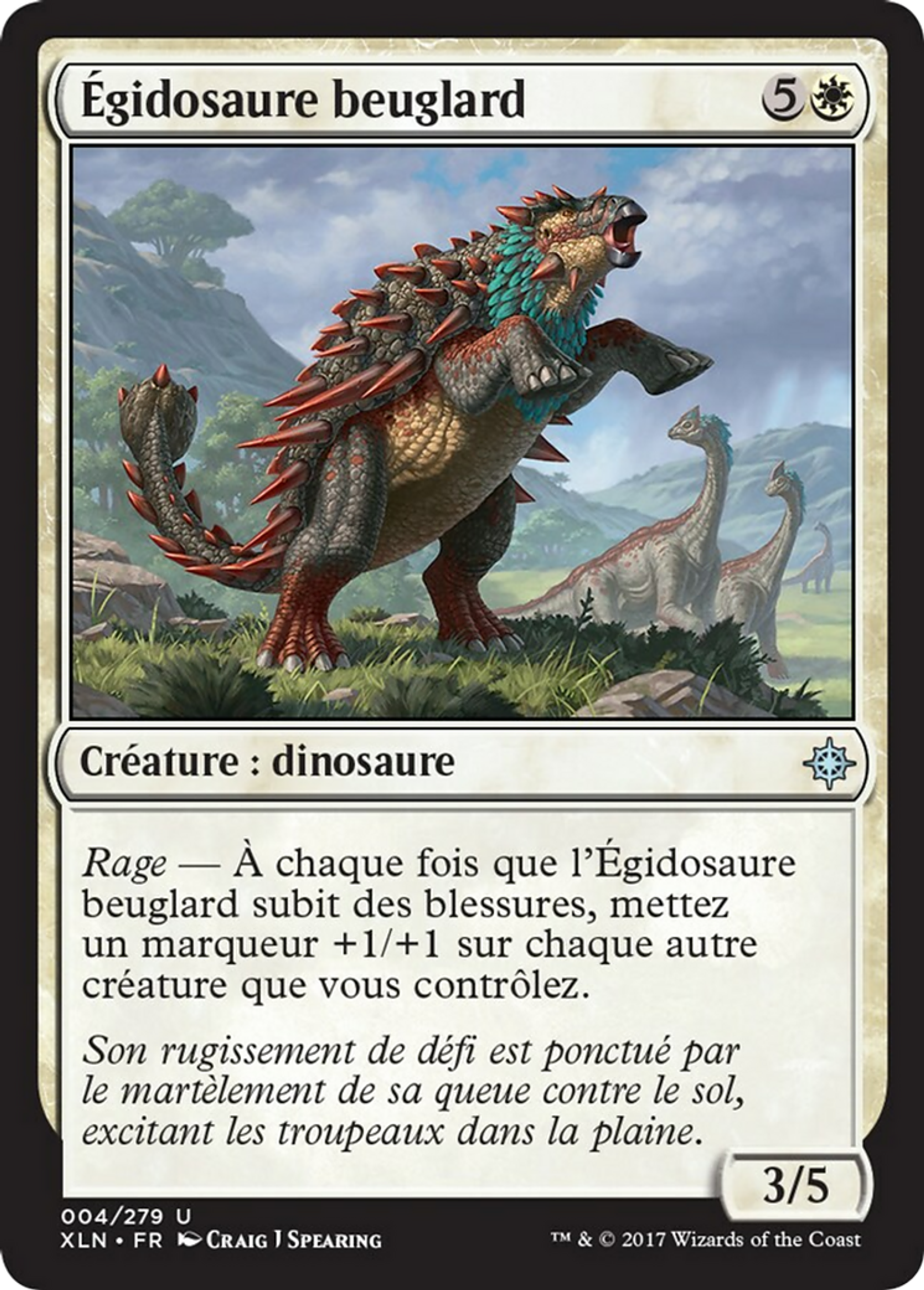 Égidosaure beuglard — Ixalan — Magic: The Gathering