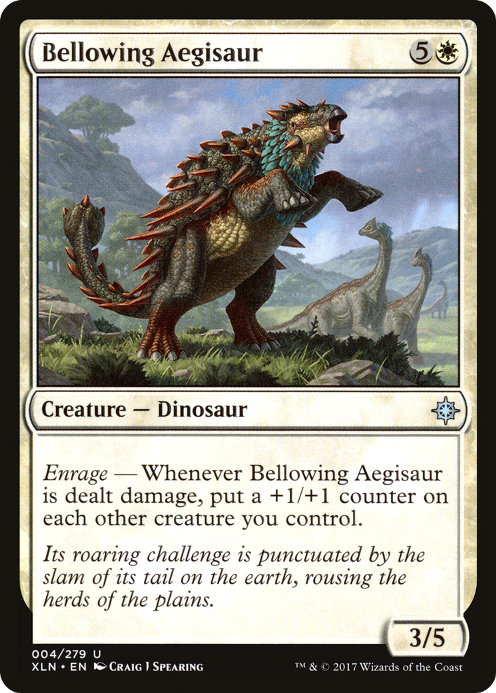 Égidosaure beuglard — Ixalan — Magic: The Gathering