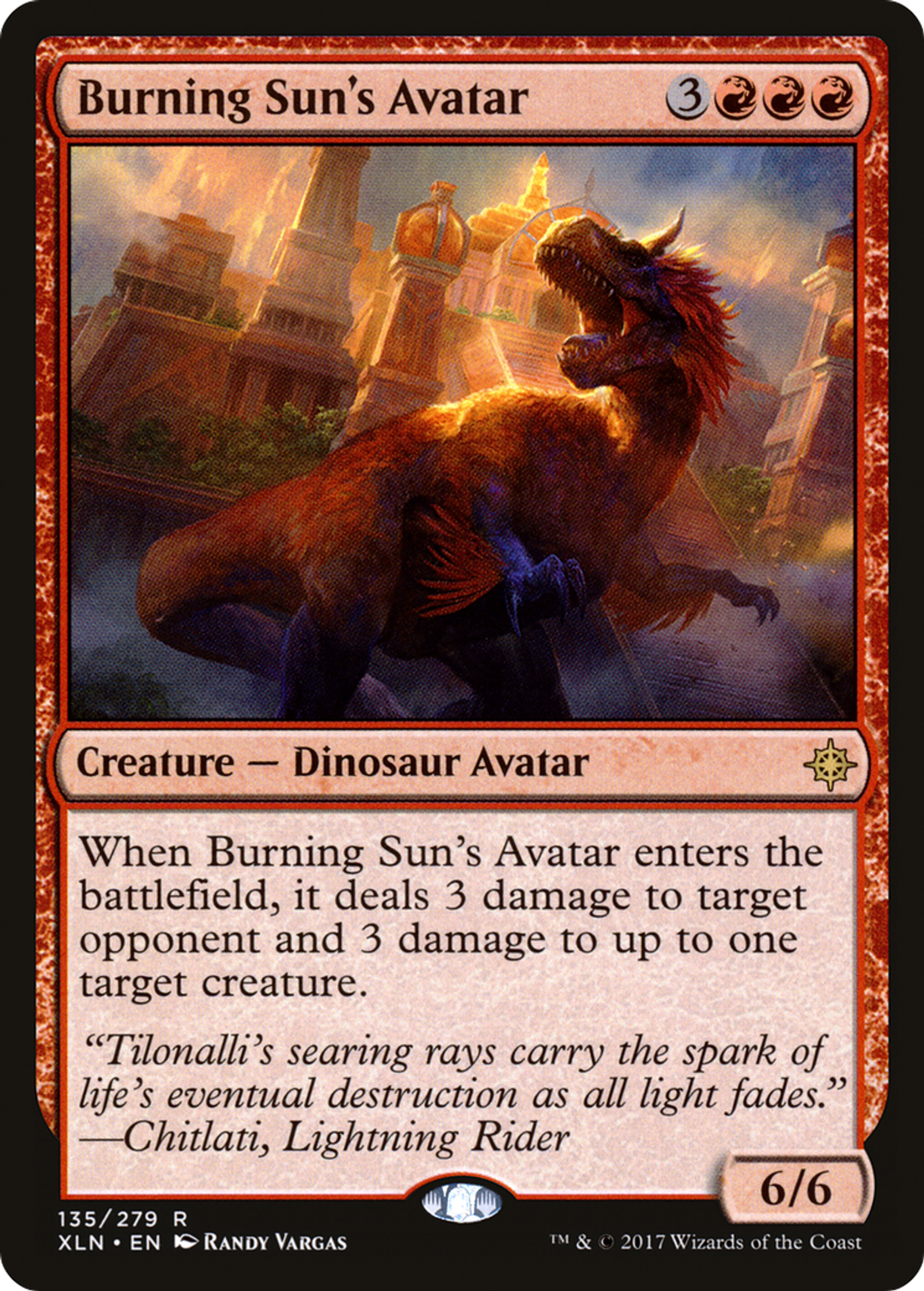 Burning Sun's Avatar — Ixalan — Magic: The Gathering
