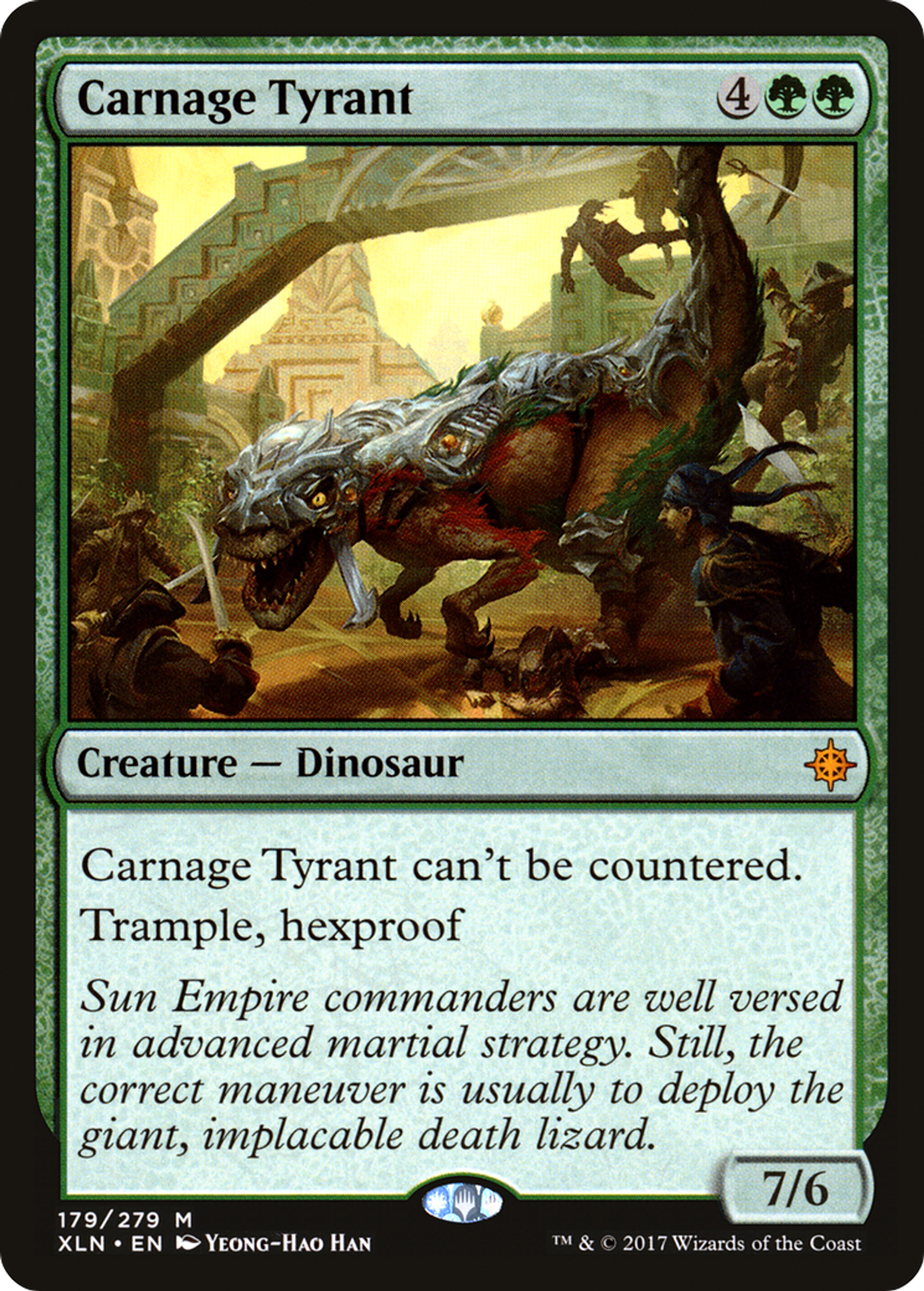 Carnage Tyrant — Ixalan — Magic: The Gathering