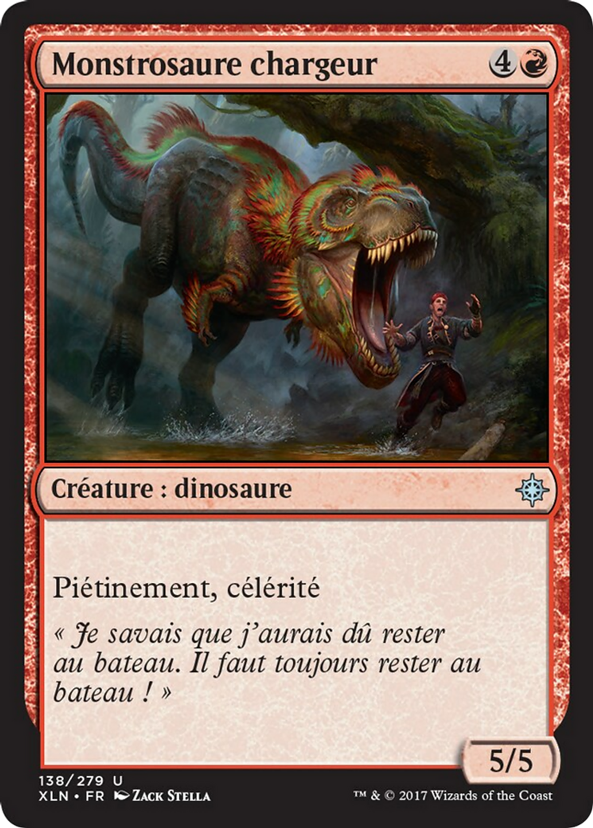 Monstrosaure chargeur — Ixalan — Magic: The Gathering