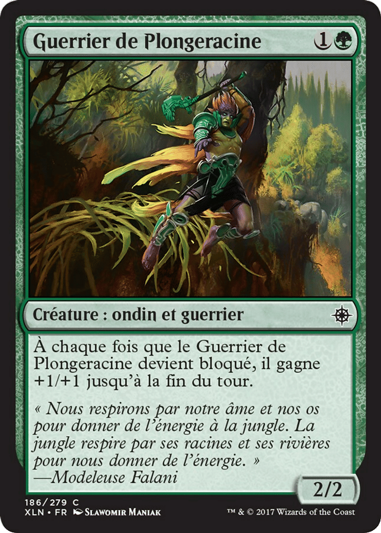 Guerrier de Plongeracine — Ixalan — Magic: The Gathering