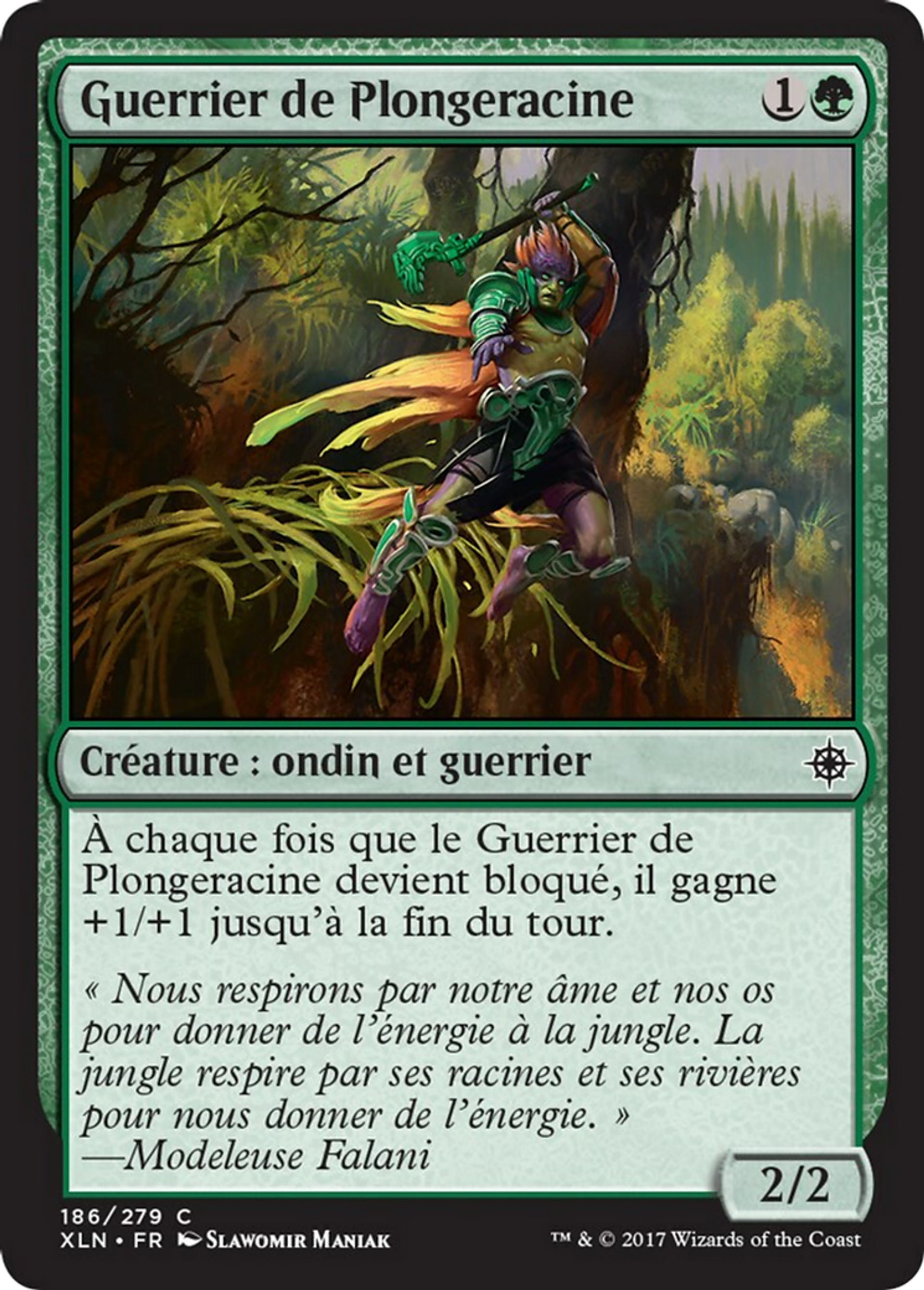 Guerrier de Plongeracine — Ixalan — Magic: The Gathering