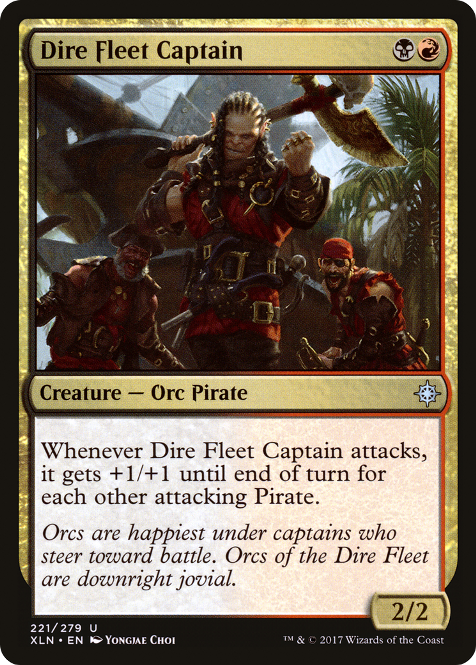 Dire Fleet Captain — Ixalan — Magic: The Gathering