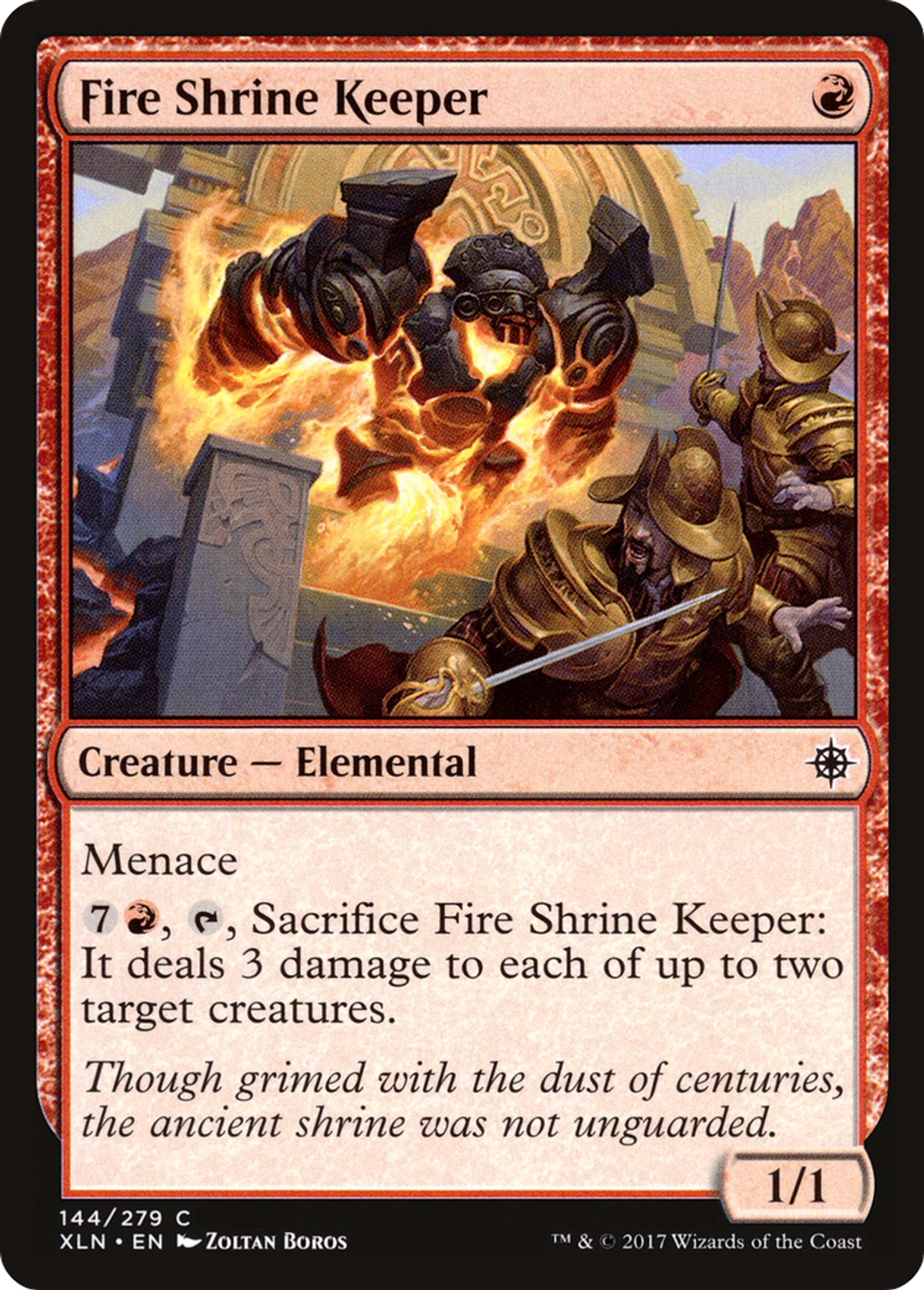Fire Shrine Keeper — Ixalan — Magic: The Gathering
