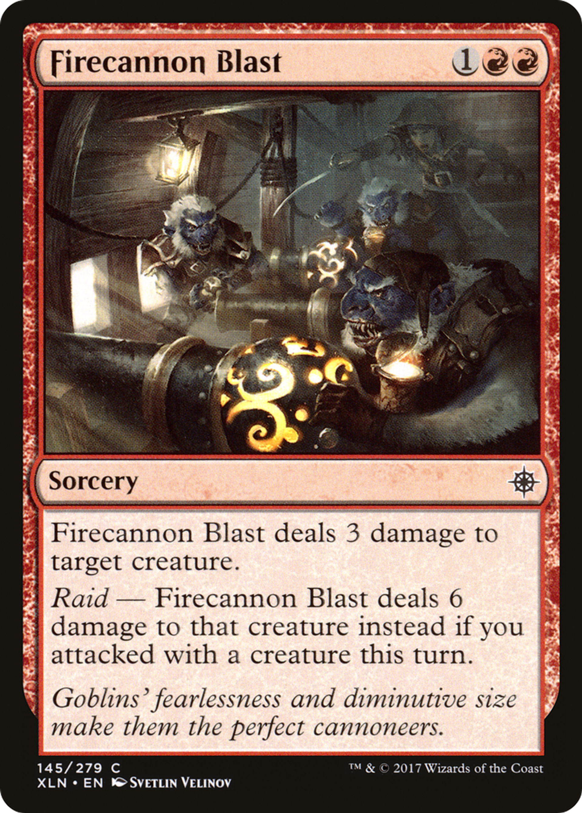 Firecannon Blast — Ixalan — Magic: The Gathering